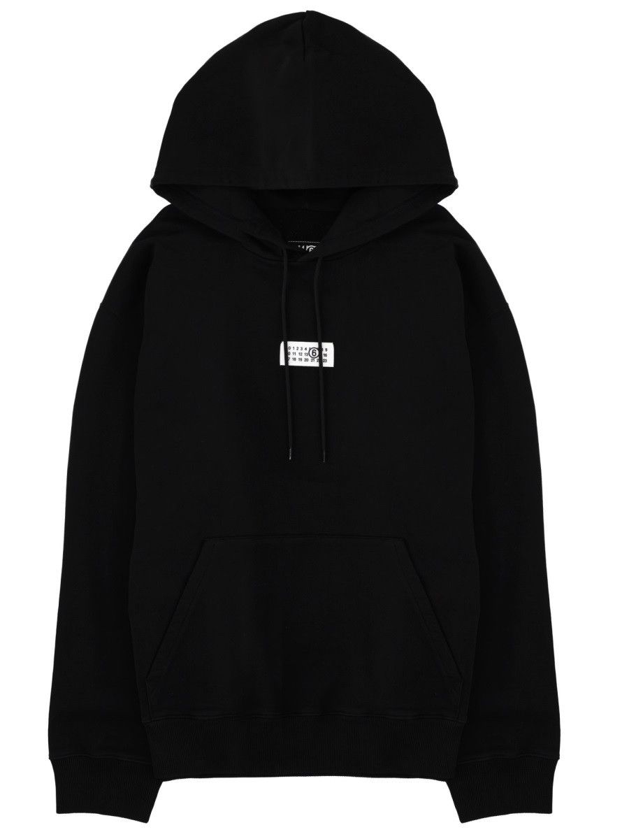 MM6 MM6 "NUMERIC" SWEATSHIRT - BLACK Size US M / EU 48-50 / 2 - 1 Thumbnail