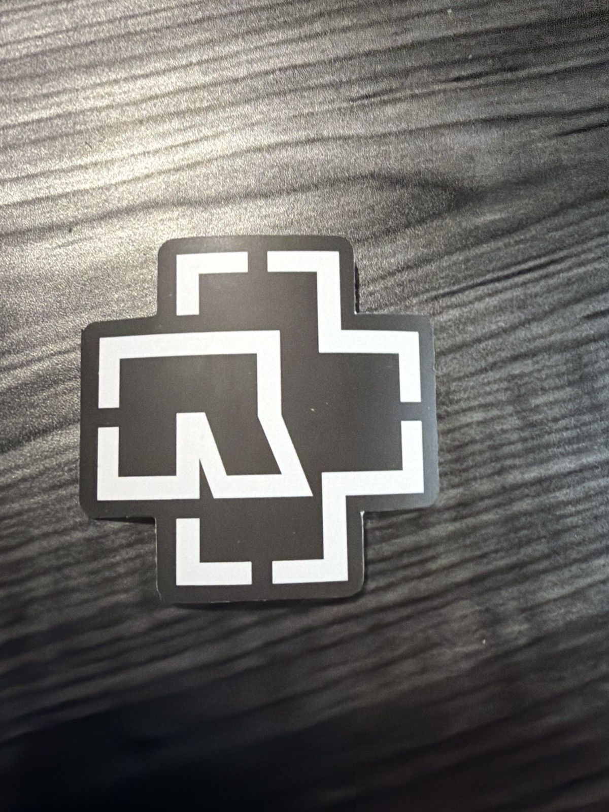Hypebeast Rammstein Cross Sticker Size ONE SIZE - 1 Thumbnail