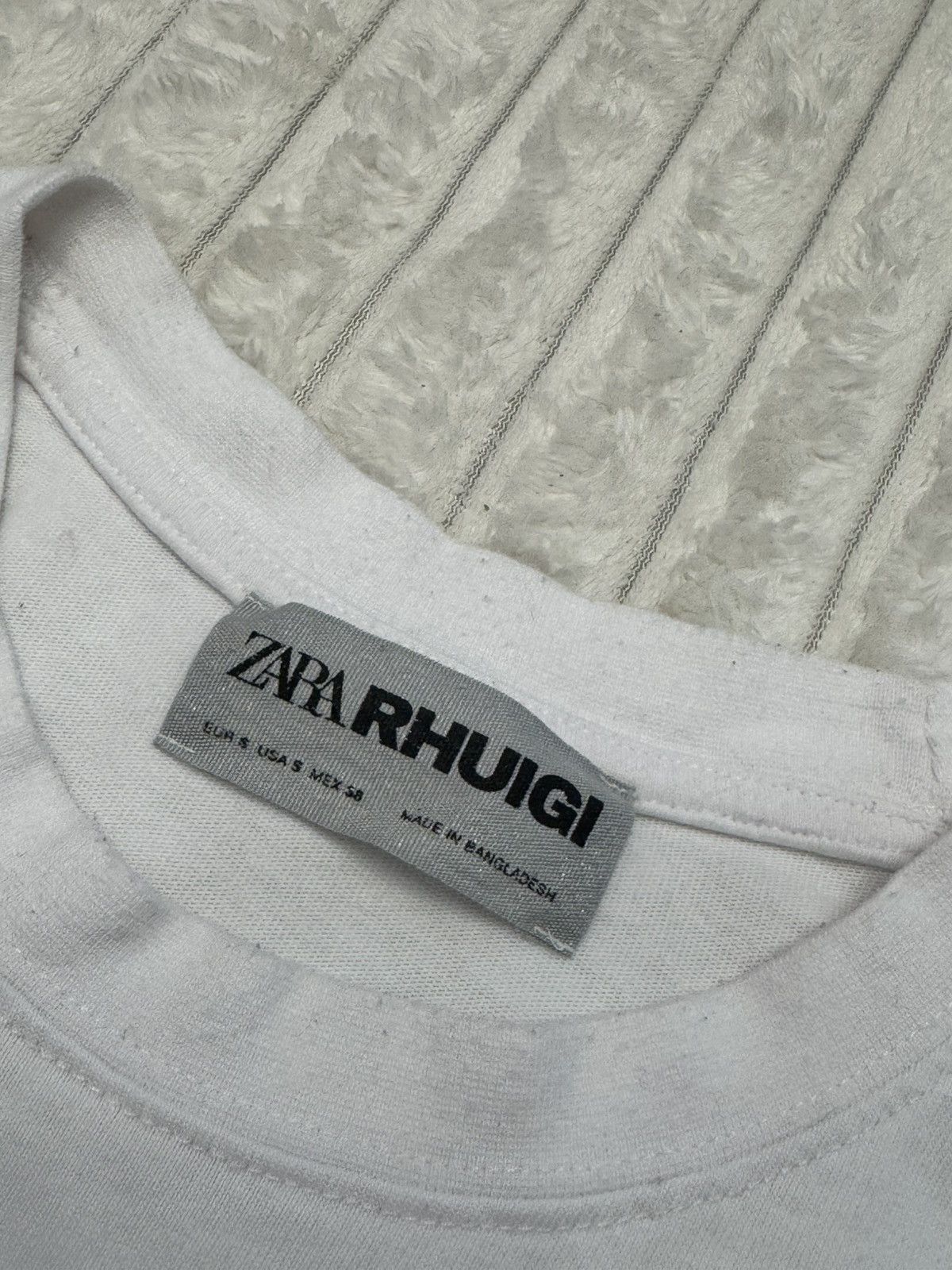 Rhude × Zara Rhude Rhuigi x Zara RHU Tshirt Designer Boxy Y2K Size US S / EU 44-46 / 1 - 5 Thumbnail