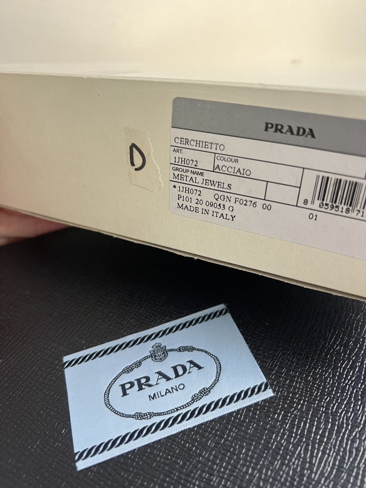 Prada 🔥Prada Runway triangle logo metal crown visor headband Size ONE SIZE - 6 Thumbnail