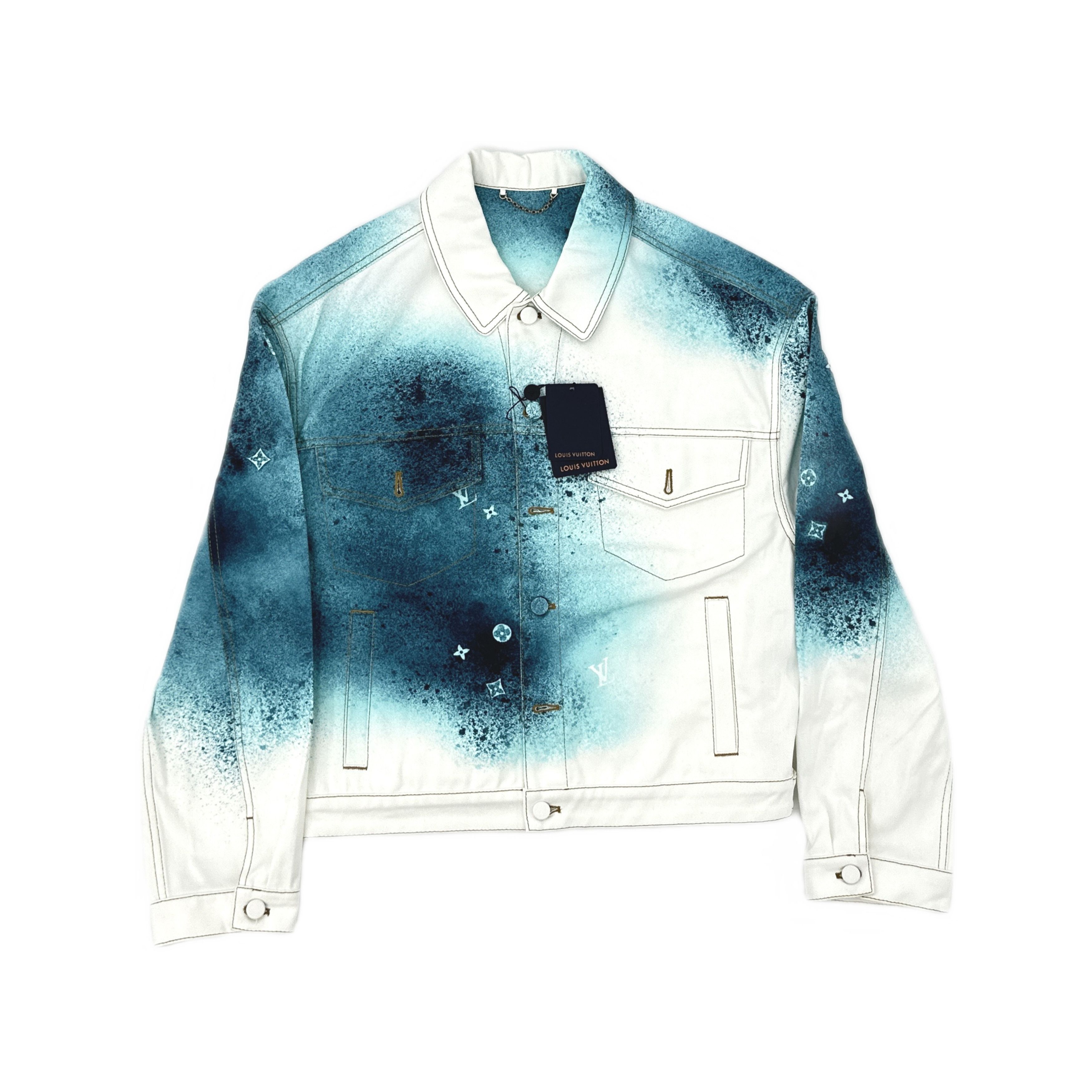 Louis Vuitton Louis Vuitton Spray Paint Denim Jacket EU 50 Size US M / EU 48-50 / 2 - 1 Thumbnail