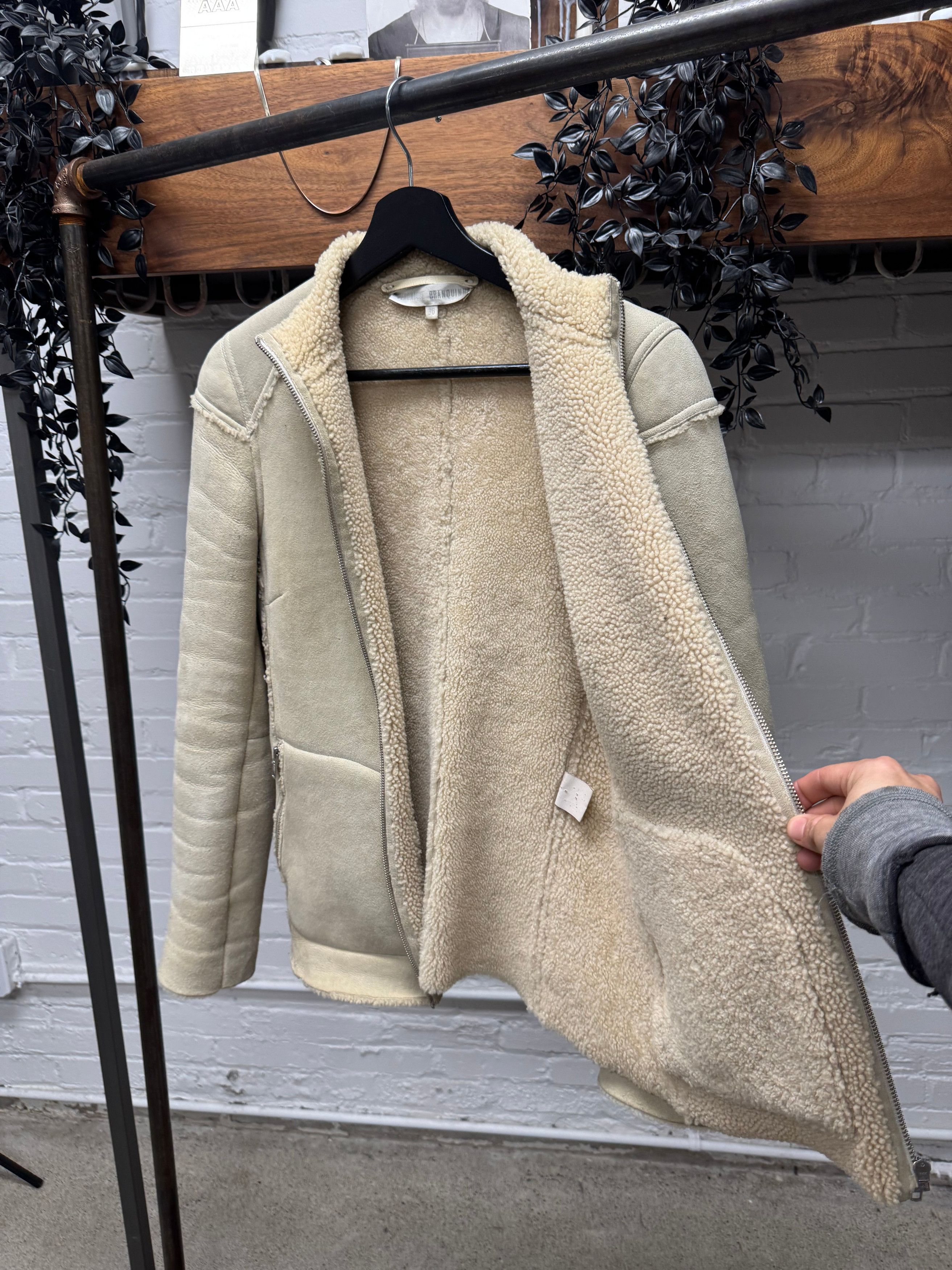 Veronique Branquinho Veronique Branquinho Suede Shearling Lined Jacket Size S / US 4 / IT 40 - 2 Thumbnail