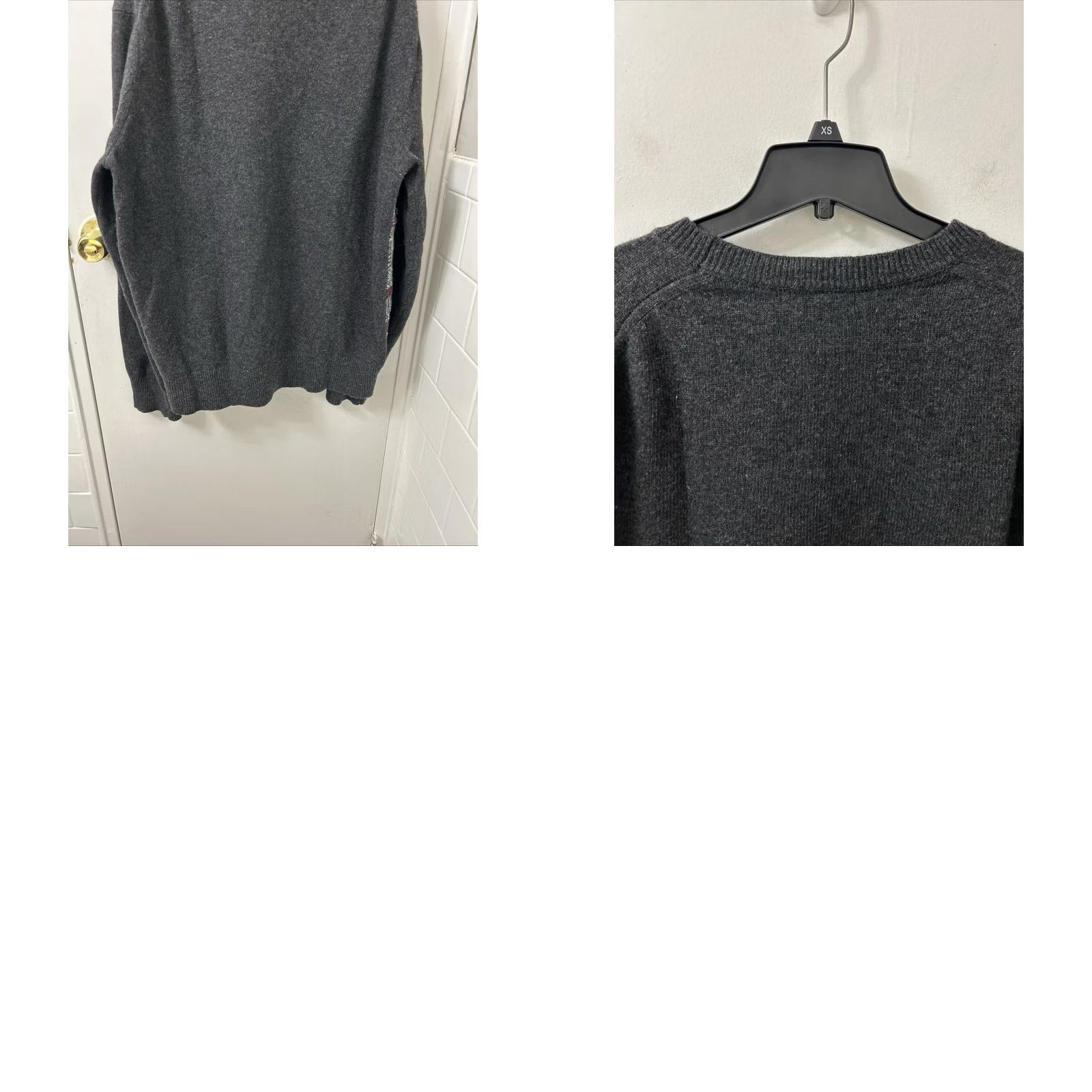 Banana Republic Banana Republic Sweater Mens XL Gray Merino Wool Crew Neck Fair Isle Pullover Knit Size US XL / EU 56 / 4 - 9 Thumbnail