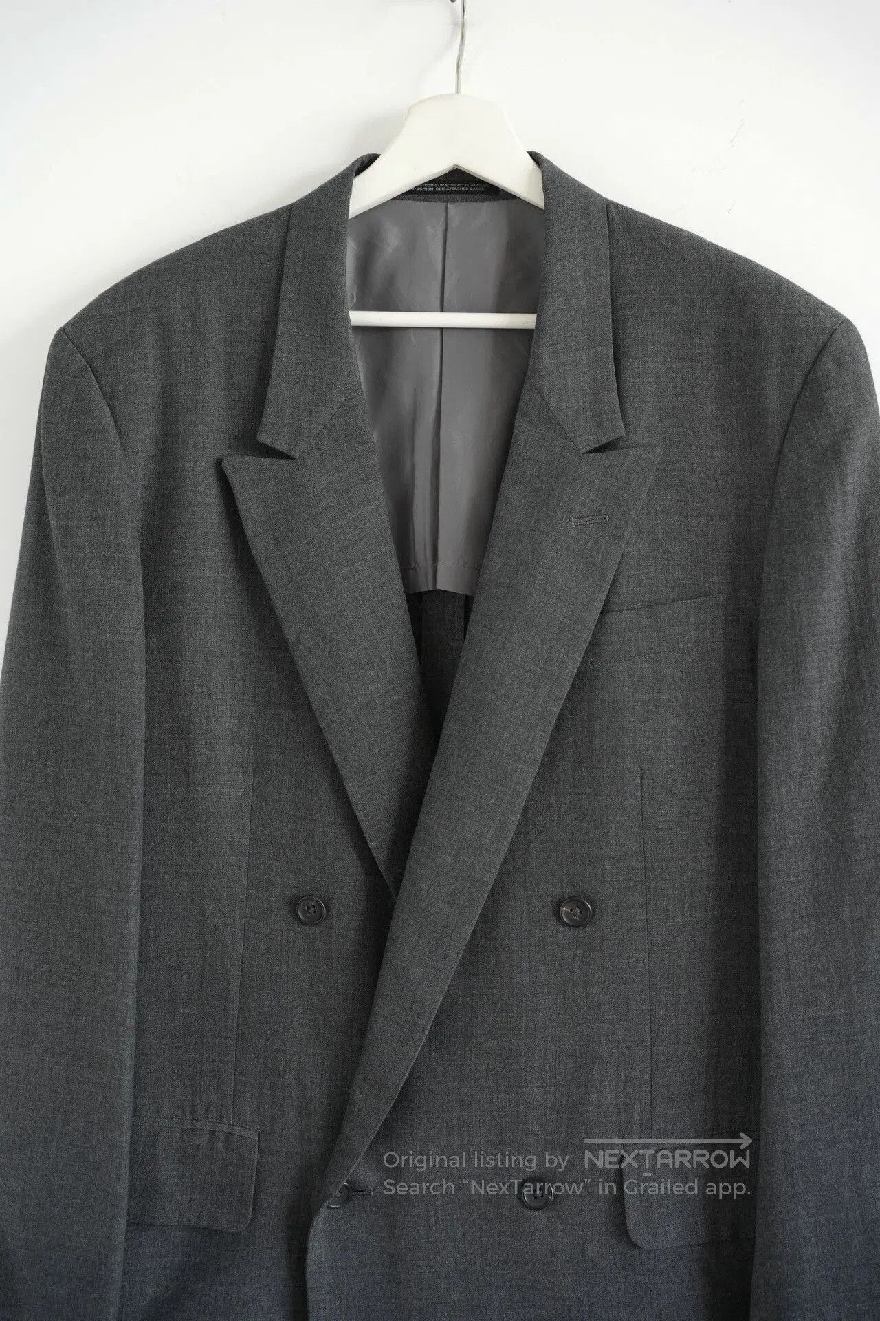 Yohji Yamamoto gray double. Size US S / EU 44-46 / 1 - 3 Thumbnail