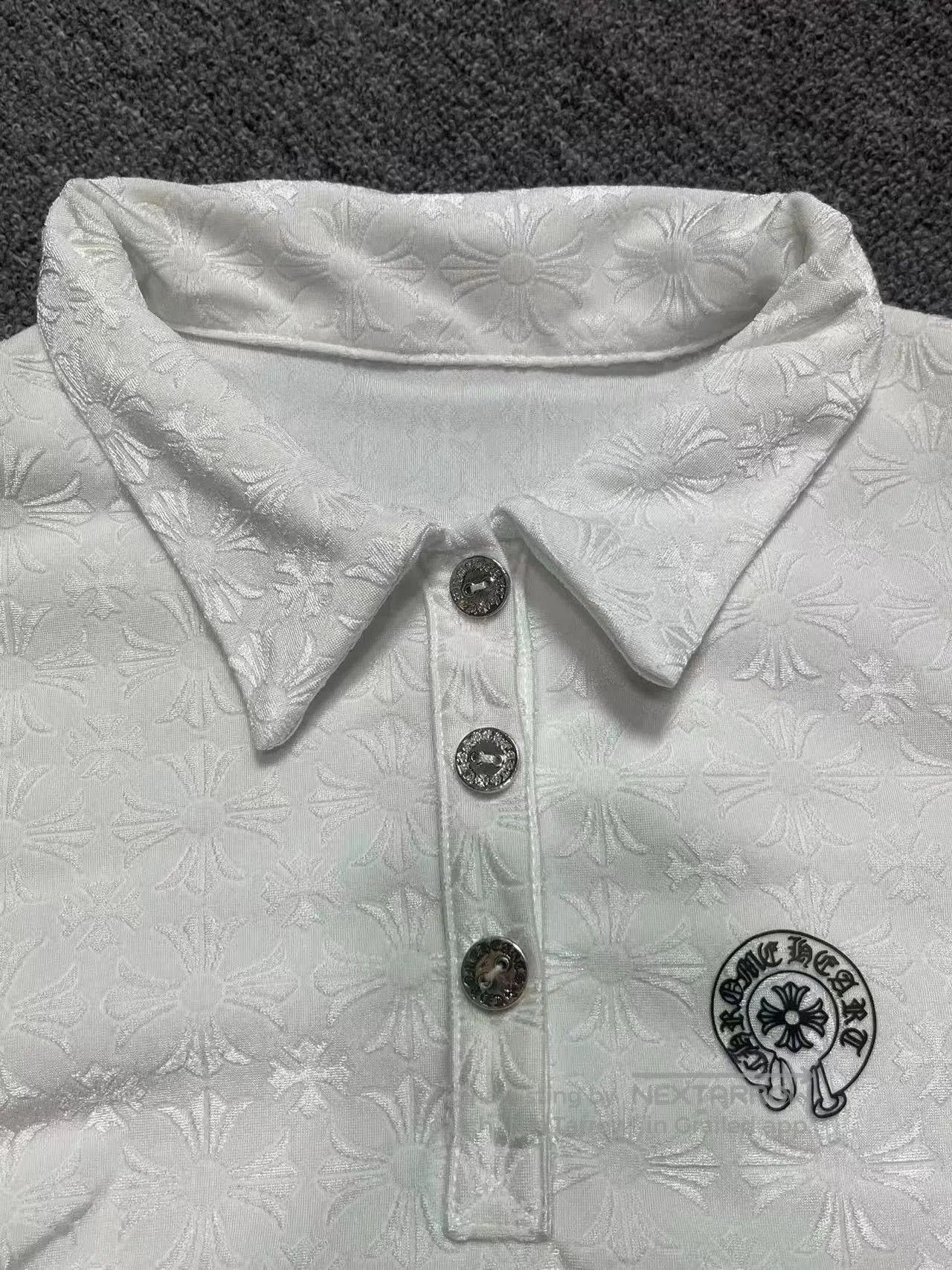 Chrome Hearts chrome hearts white printed short sleeve polo. Size US S / EU 44-46 / 1 - 7 Thumbnail