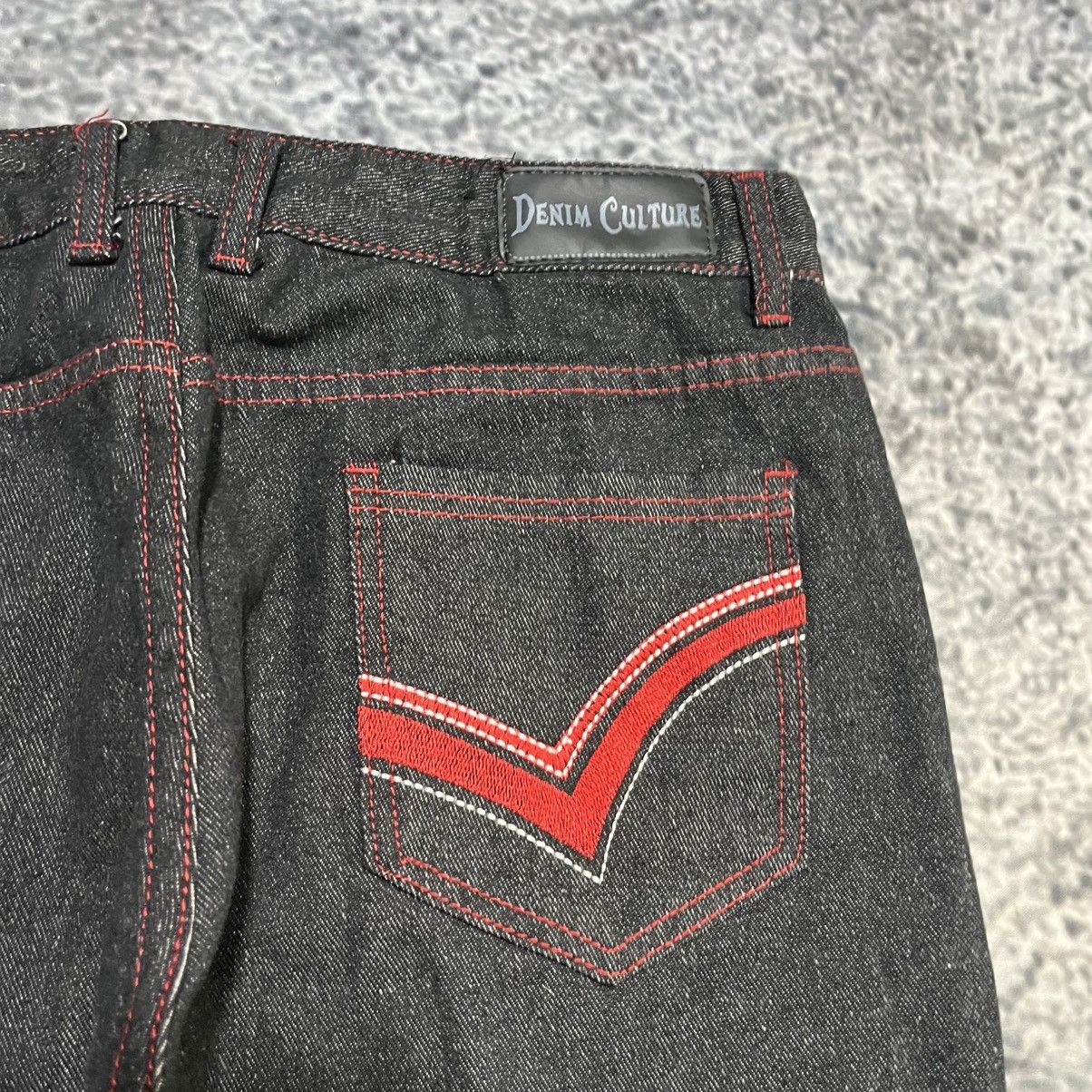 Vintage VINTAGE Y2K DENIM CULTURE BAGGY EMBROIDERED GRUNGE JEANS Size US 34 / EU 50 - 4 Thumbnail
