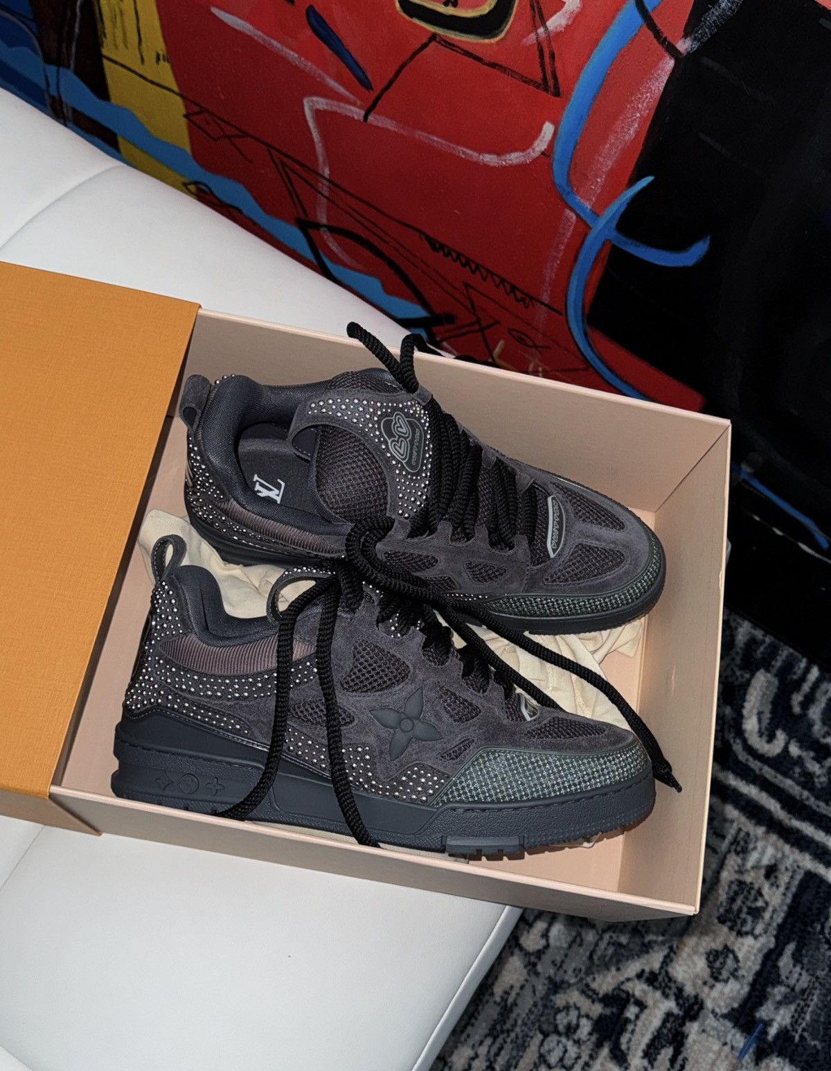 Louis Vuitton Crystal skate sneakers lv9.5 Size US 9 / EU 42 - 7 Thumbnail