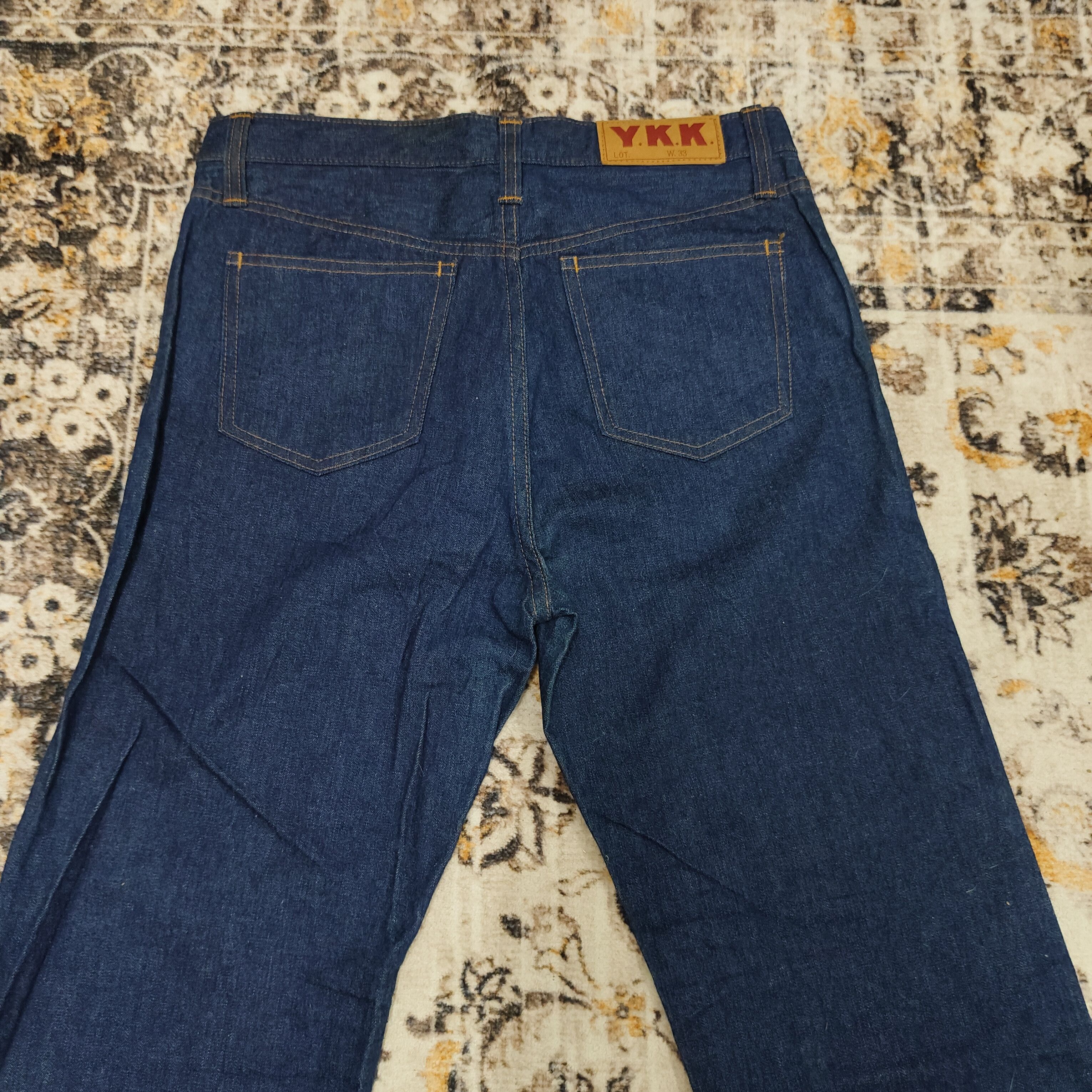 Japanese Brand Vintage 70s YKK Flare Denim Jean Size US 31 - 6 Thumbnail