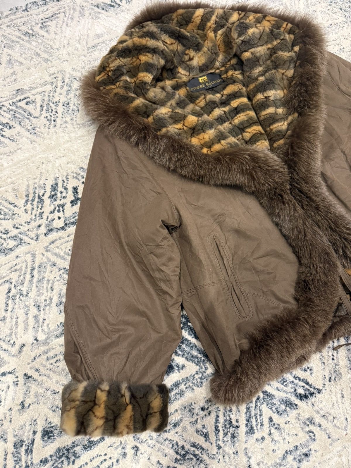 Pierre Balmain VTG PIERRE BALMAIN Fur Lining Jacket Size US L / EU 52-54 / 3 - 3 Thumbnail