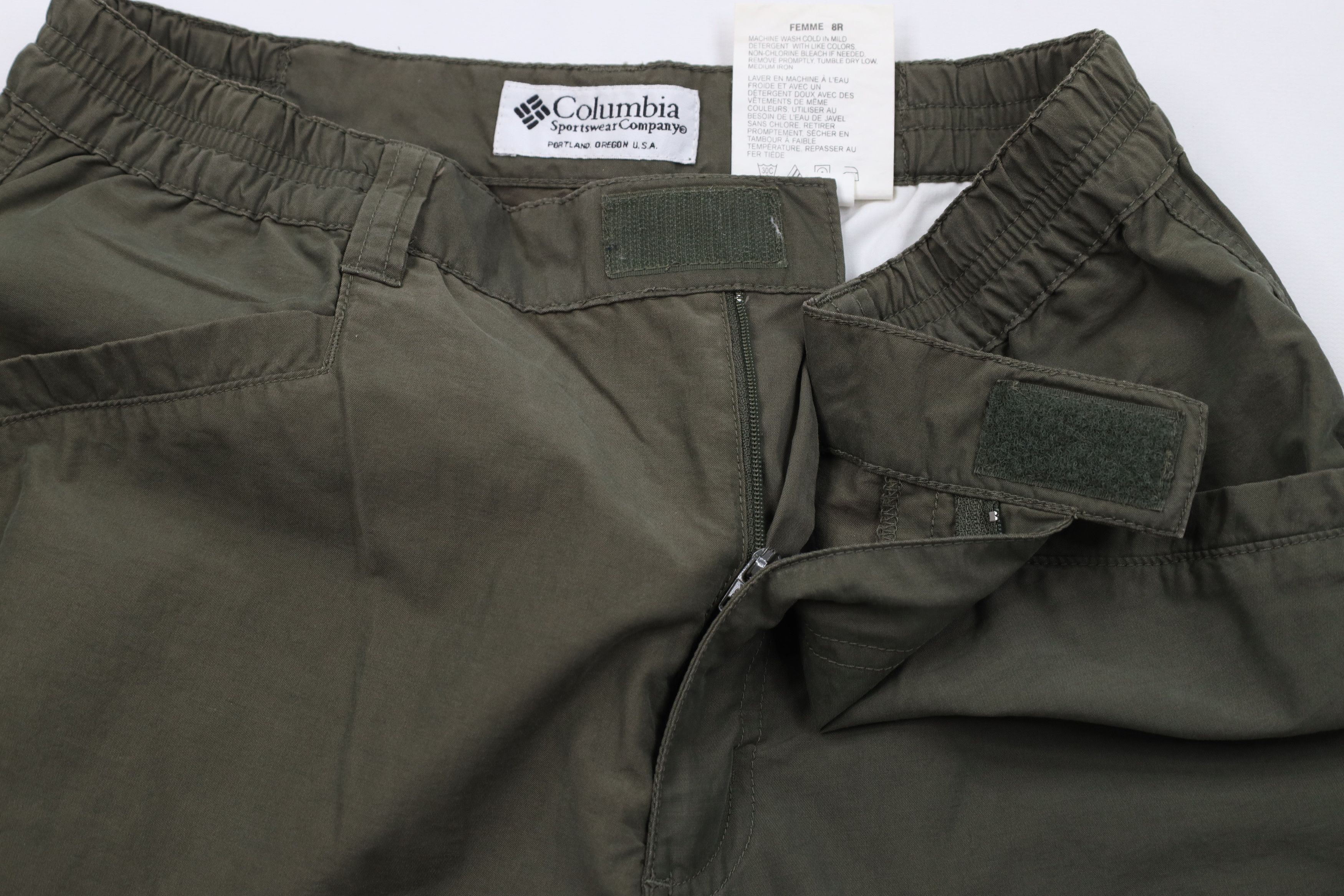 Columbia Vintage 90s Columbia Faded Convertible Trekking Pants Shorts Size 30" / US 8 / IT 44 - 7 Thumbnail