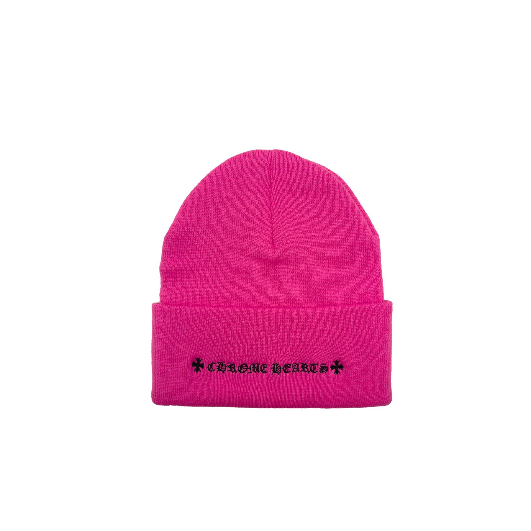 Chrome Hearts Chrome Hearts CH Logo Embroidered Pink Beanie Size ONE SIZE - 2 Thumbnail