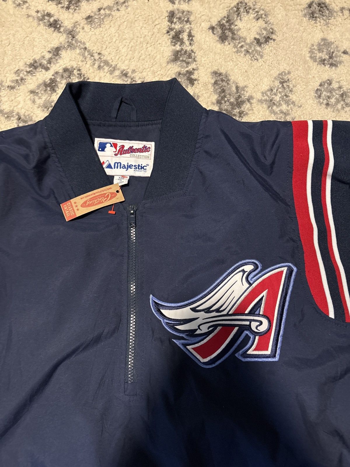 Majestic MLB Authentic Vintage Angels Jacket Size US XL / EU 56 / 4 - 2 Thumbnail