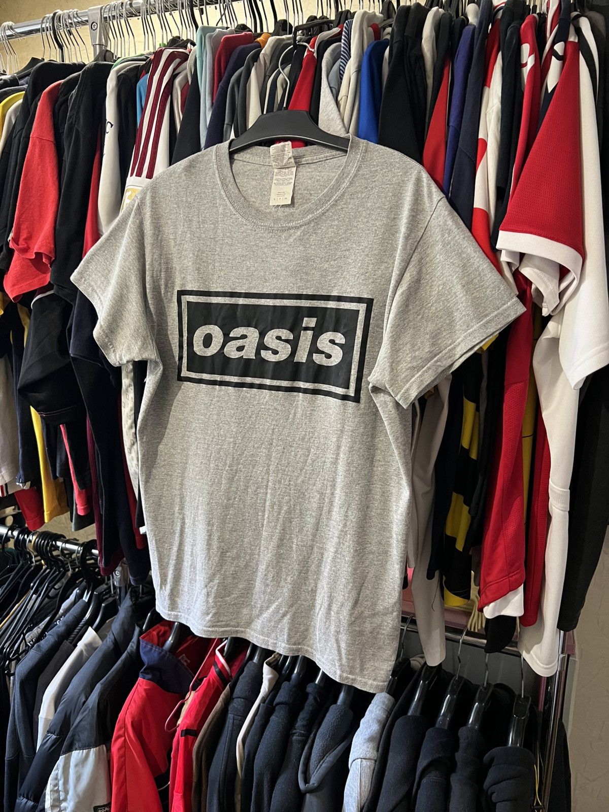 Band Tees VINTAGE OASIS OASIS BOX LOGO AOP T SHIRT BAND ROCK SZ S Size US S / EU 44-46 / 1 - 1 Thumbnail