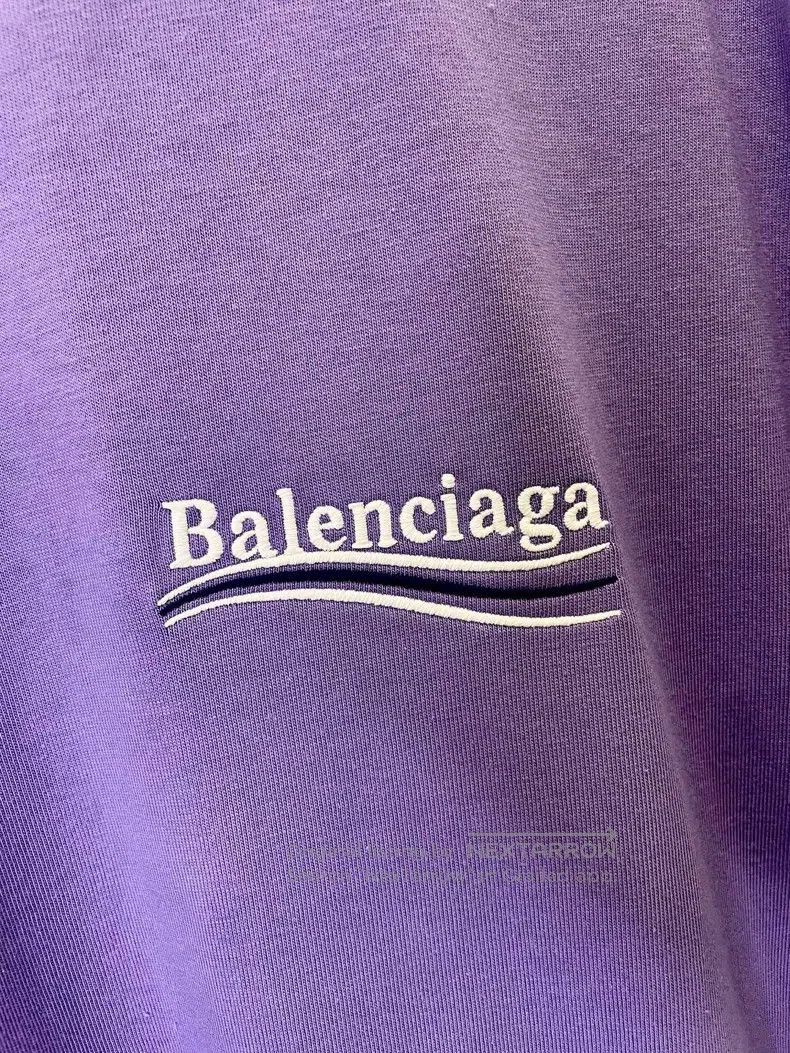 Balenciaga Balenciaga White Coke Embroidered Purple T-Shirt Size US XS / EU 42 / 0 - 2 Thumbnail
