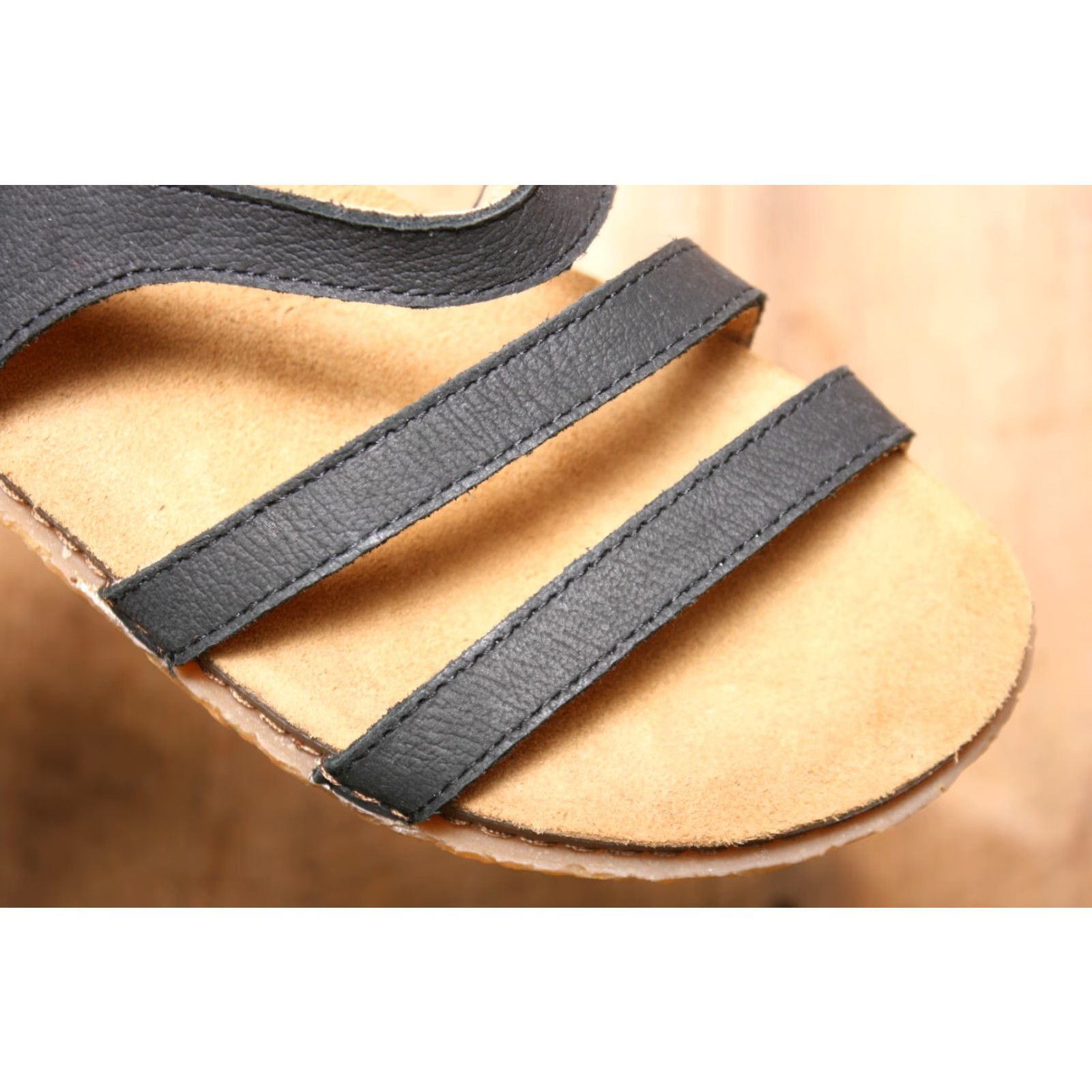 Vintage VINTAGE El Naturalista Slingsback Sandals Leather Black Slingback Women's 8 EU 38 US 8 Size US 8 / IT 38 - 7 Thumbnail