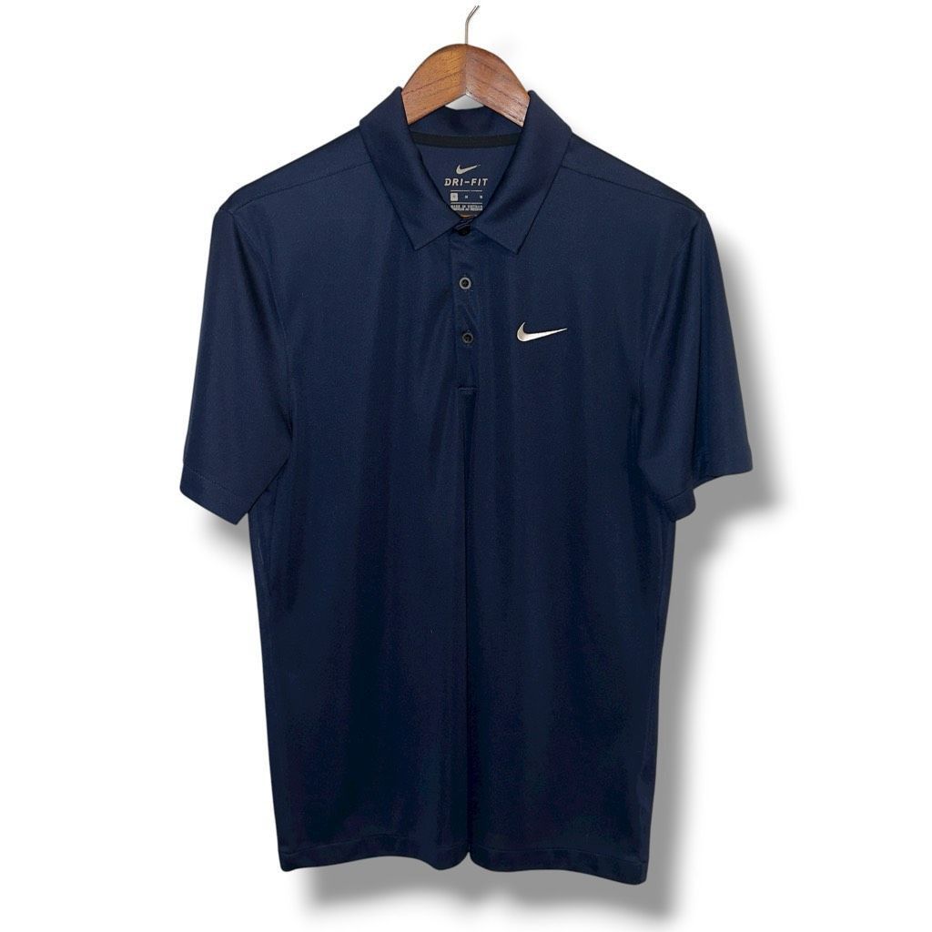 Nike Nike Golf Charcoal Navy Blue Dri Fit Performance Polo Shirt Men’s Size M Size US M / EU 48-50 / 2 - 1 Thumbnail