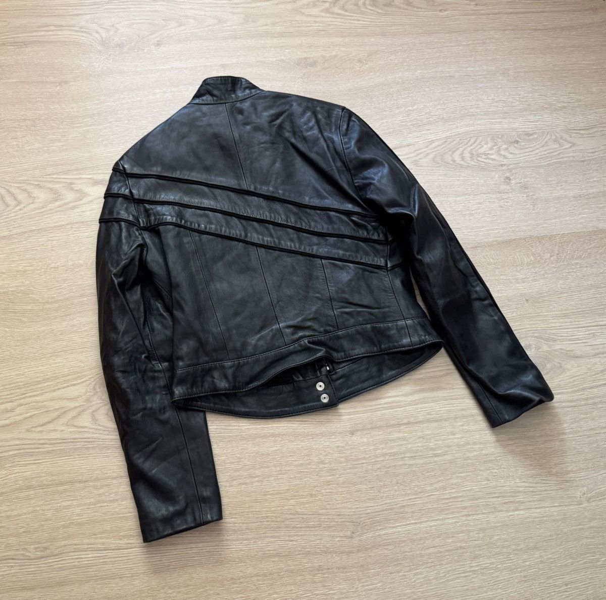 Genuine Leather Vintage 90-00’s Genuine Leather Women’s Moto Racing Jacket Size M / US 6-8 / IT 42-44 - 5 Thumbnail