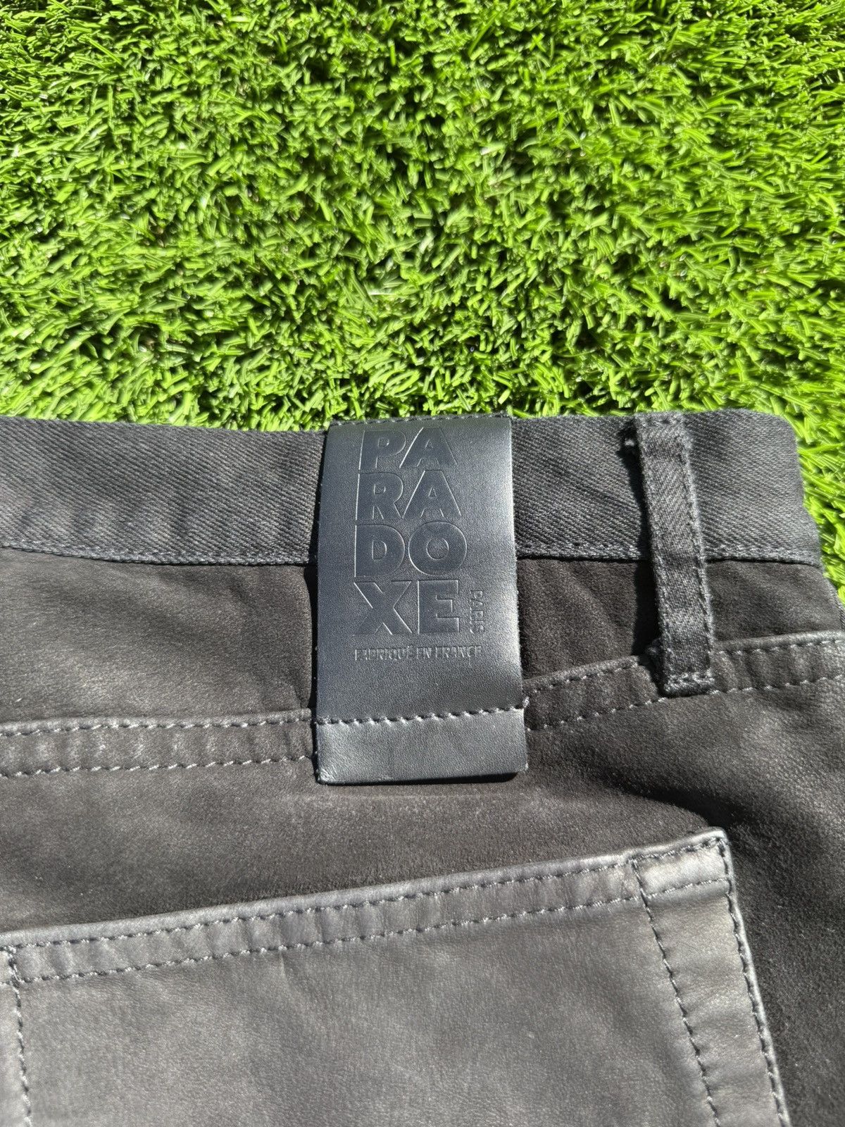 Paradoxe Paris Paradoxe Paris Baggy Overlaid Leather Jeans Size US 32 / EU 48 - 5 Thumbnail