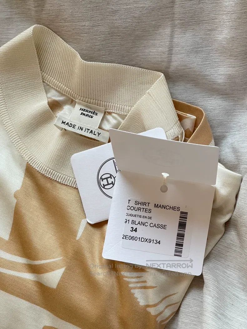 Hermes Hermes Lightweight Silk High-Neck Short Sleeve Undergarmen Size XXS / US 00 / IT 34 - 3 Thumbnail