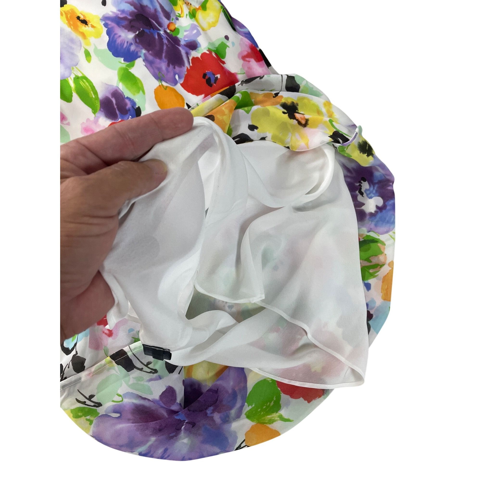 Lauren Ralph Lauren Lauren Ralph Lauren Womens yellow blue Floral Sleeveless Dre Size S / US 4 / IT 40 - 9 Thumbnail
