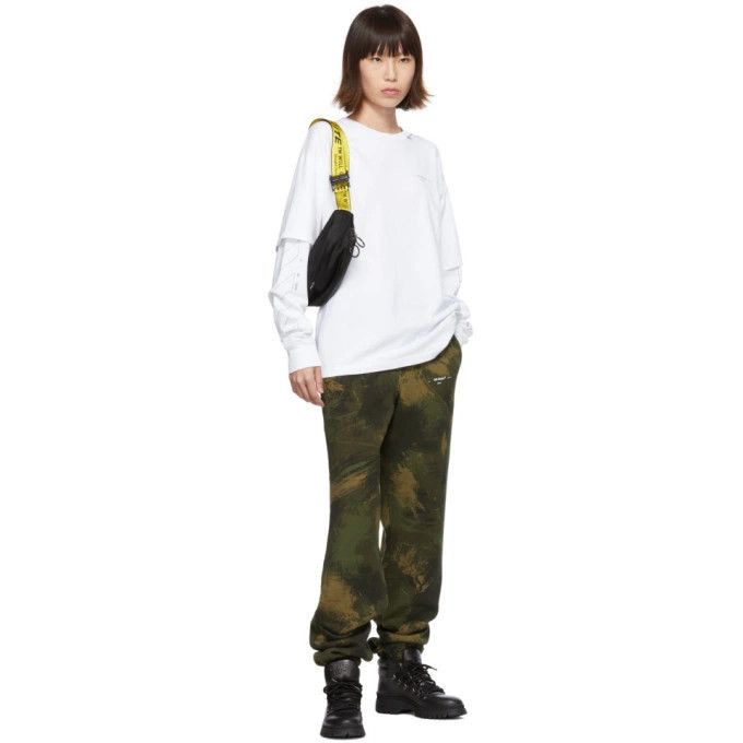 Off-White White Unfinished Reflective Arrows Oversized LS T-Shirt Size US M / EU 48-50 / 2 - 7 Thumbnail