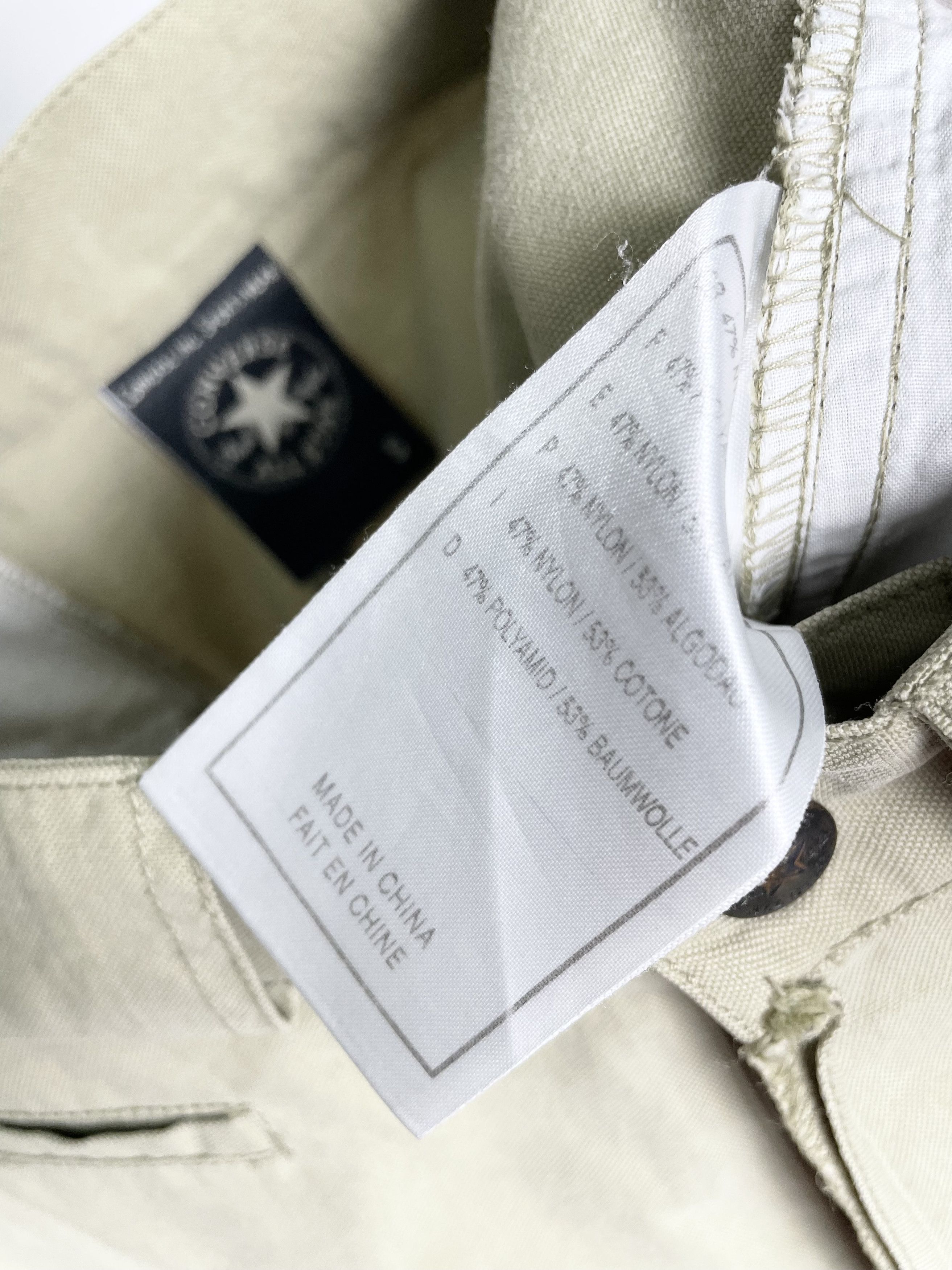 Converse Converse All Stars Vintage Beige Y2k Cargo Trail Shorts Size US 30 / EU 46 - 16 Thumbnail