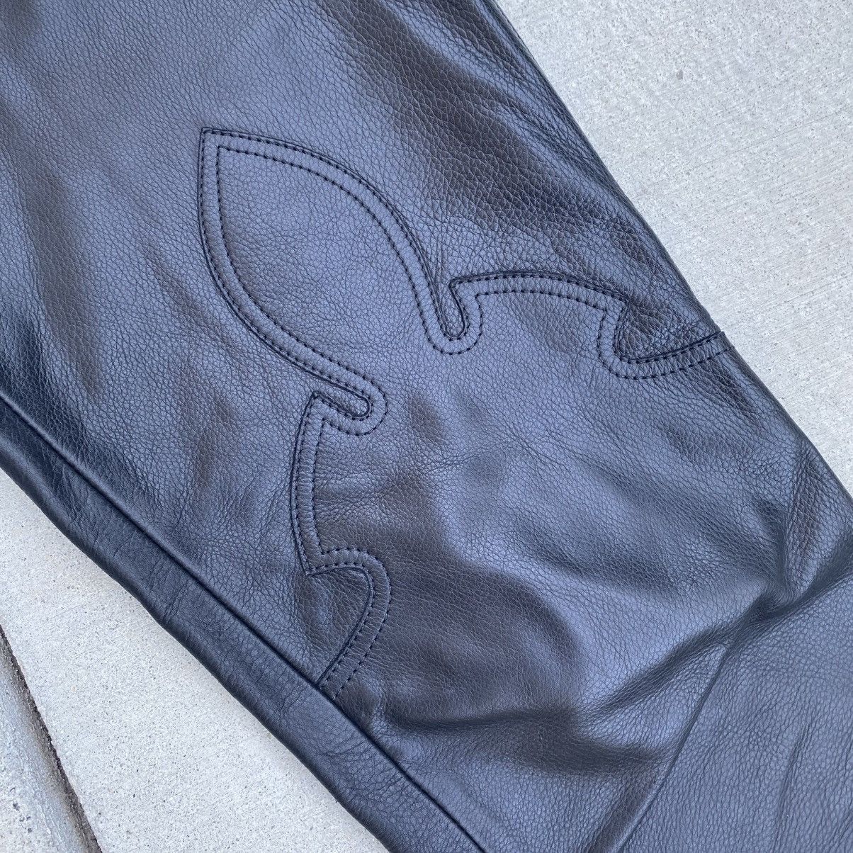 Chrome Hearts Chrome Hearts Leather Fleur Knee Pants Size US 26 / EU 42 - 5 Thumbnail