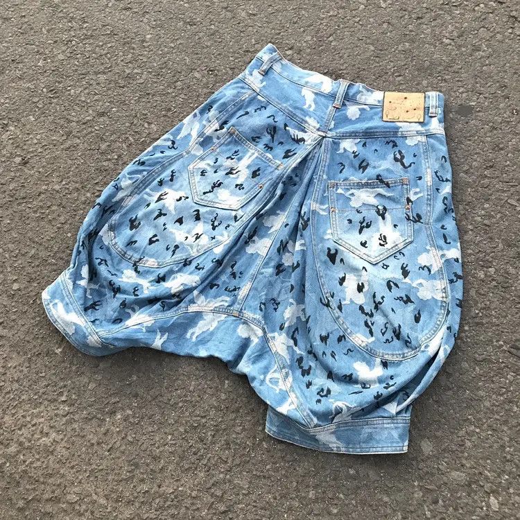 Issey Miyake Frapbois Issey Miyake Crop Cupid Angel Sarouel Pants Size US 30 / EU 46 - 1 Thumbnail