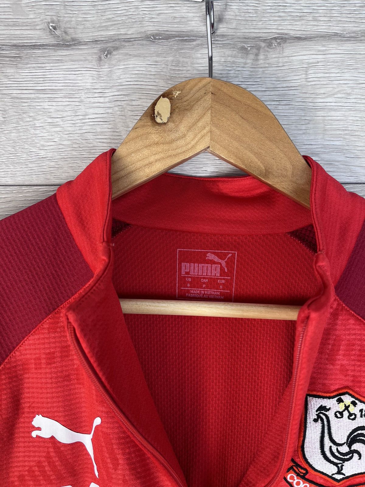 Puma Men’s soccer sweater 1/3 zip Puma FC Coggeshall Town size S Size US S / EU 44-46 / 1 - 7 Thumbnail