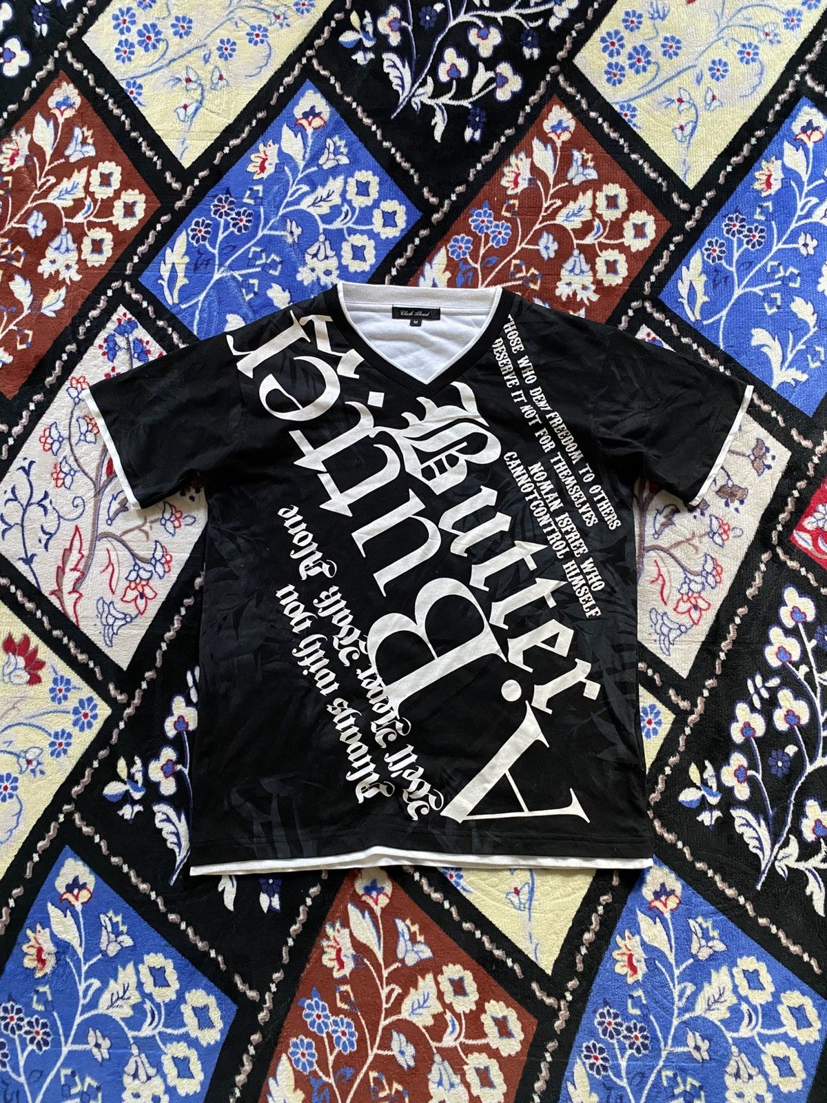 If Six Was Nine Clash Ahead Poem Double Layer Tshirt Japanese Gothic Punk Size US M / EU 48-50 / 2 - 1 Thumbnail