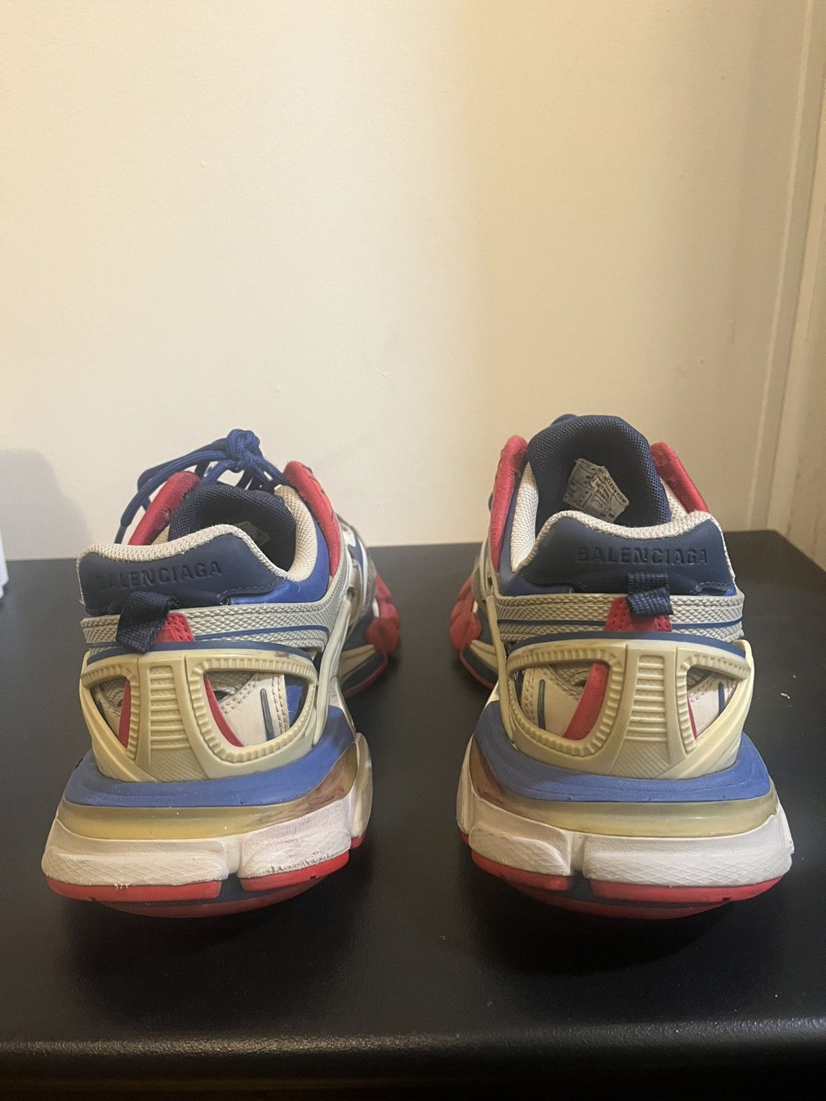 Balenciaga Balenciaga Track 2.0 Beige/Red/Blue Size US 9 / EU 42 - 3 Thumbnail