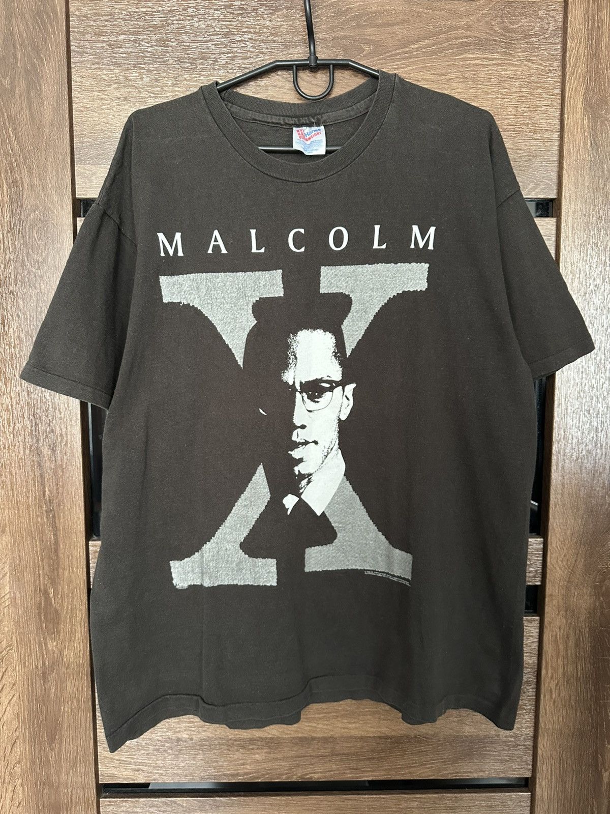 Vintage 1992 Malcolm X Vintage Movie T-Shirt Tee Size US XL / EU 56 / 4 - 1 Thumbnail