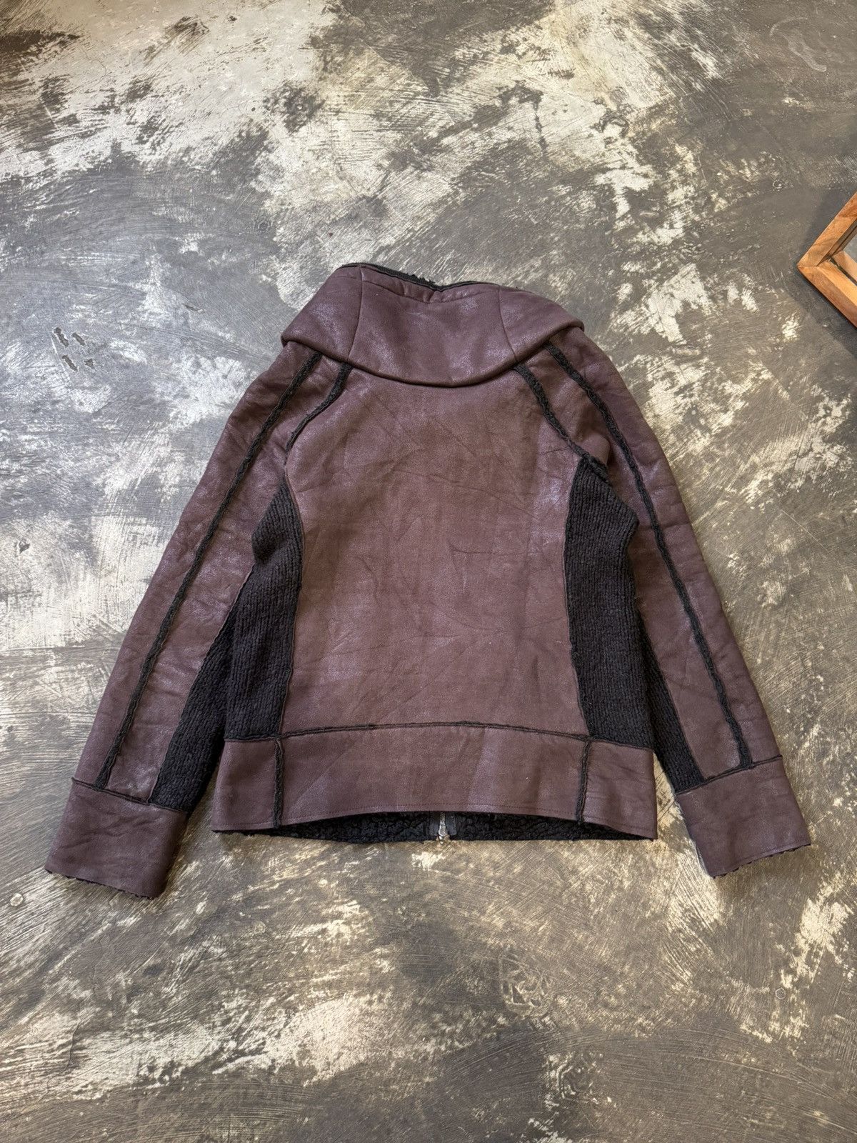 semanticdesign FUR SUEDE LEATHER BONO JACKET BY SEMANTIC DESIGN Size US L / EU 52-54 / 3 - 8 Thumbnail