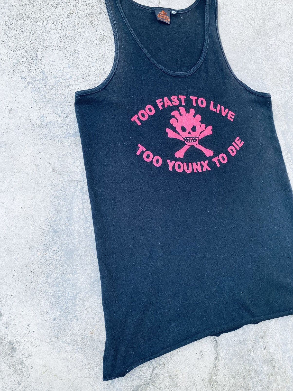 Band Tees Vintage Too Fast To Live Too Younx To Die Band Tank Top Size US M / EU 48-50 / 2 - 6 Thumbnail