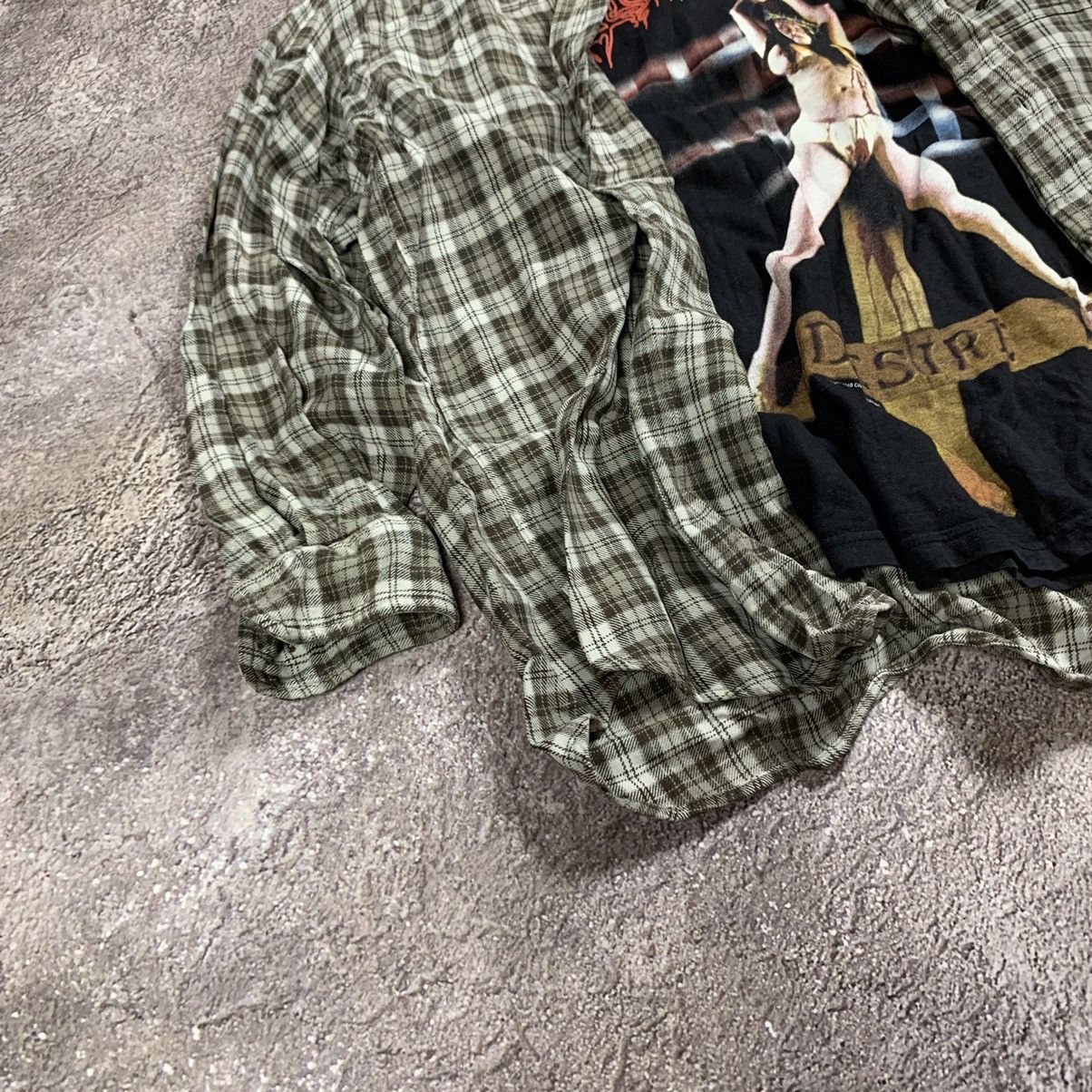 Vintage Vintage 90s Oversized Plaid Shirt Grunge Streetwear Y2K L Size US L / EU 52-54 / 3 - 2 Thumbnail