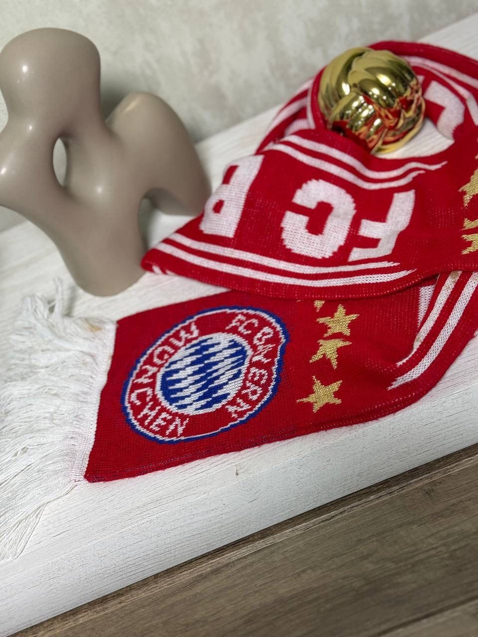 Issey Miyake VTG Scarf FC Bayern Munchen Football Fun Ultrass Hype Trend Size ONE SIZE - 3 Thumbnail
