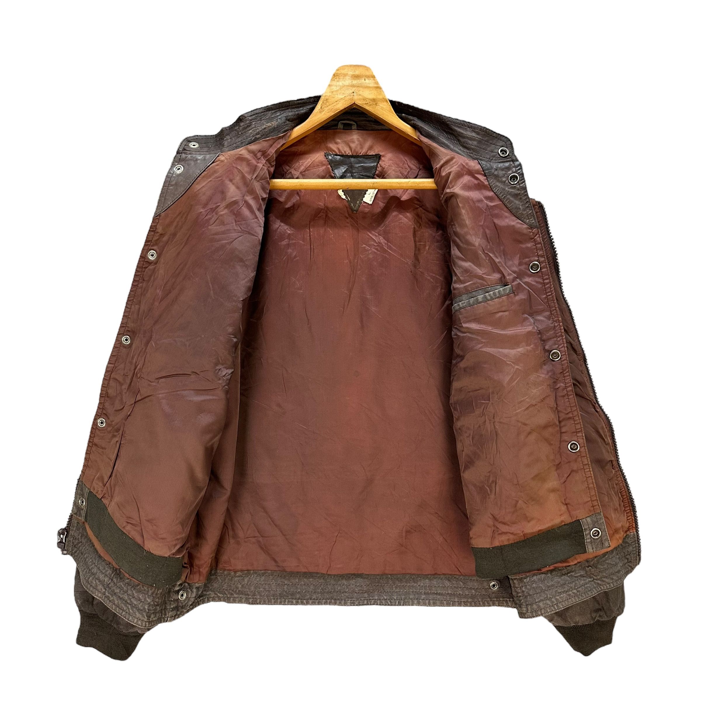 Genuine Leather Vintage 80’s Genuine Leather PRIVATE Vest Jacket #A71-1719 Size US L / EU 52-54 / 3 - 11 Thumbnail