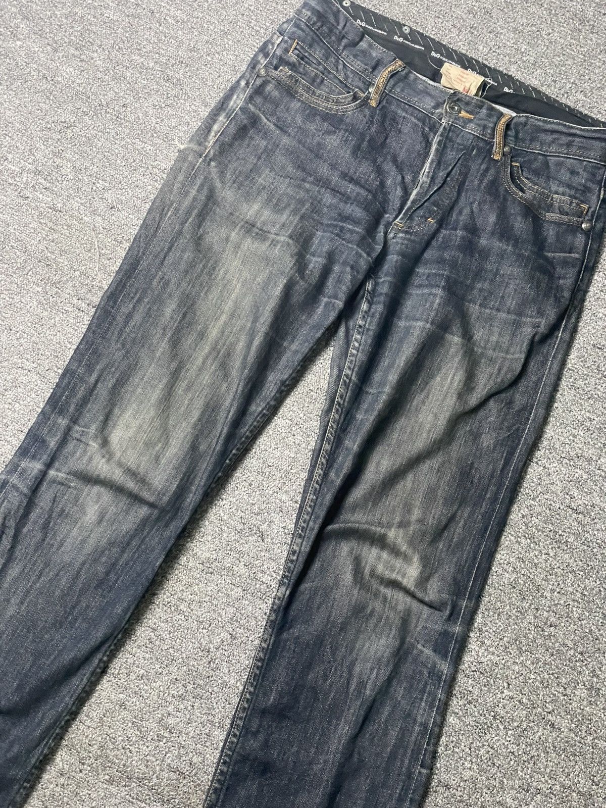 Designer × Dolce & Gabbana × Vintage DOLCE & GABBANA DISTRESSED DENIM JEANS (103) Size US 32 / EU 48 - 2 Thumbnail