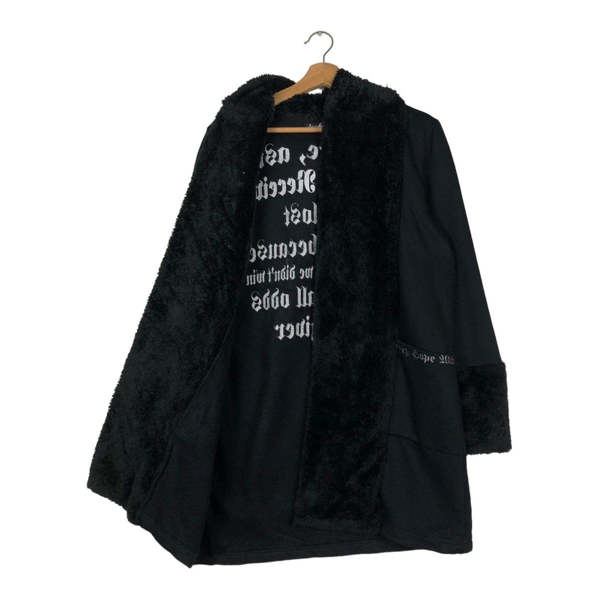 Hysteric Glamour 🔥JACKALL LONG JACKET MINK FUR FLEECE PUNK DESIGN BIG LOGO Size US M / EU 48-50 / 2 - 11 Thumbnail