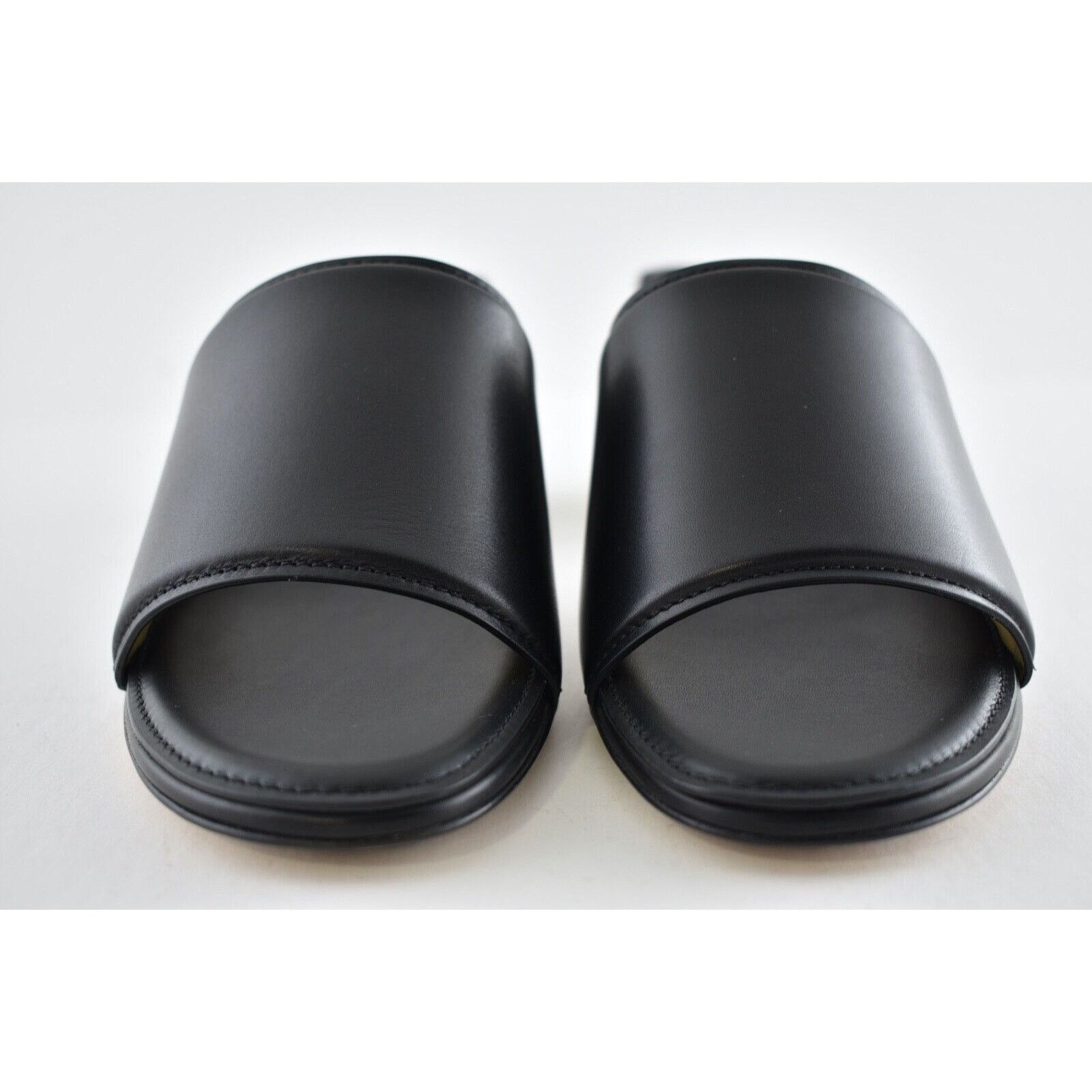 Bottega Veneta Bottega Veneta Band Black Calf Leather Sandal Backless Size US 6.5 / IT 36.5 - 6 Thumbnail