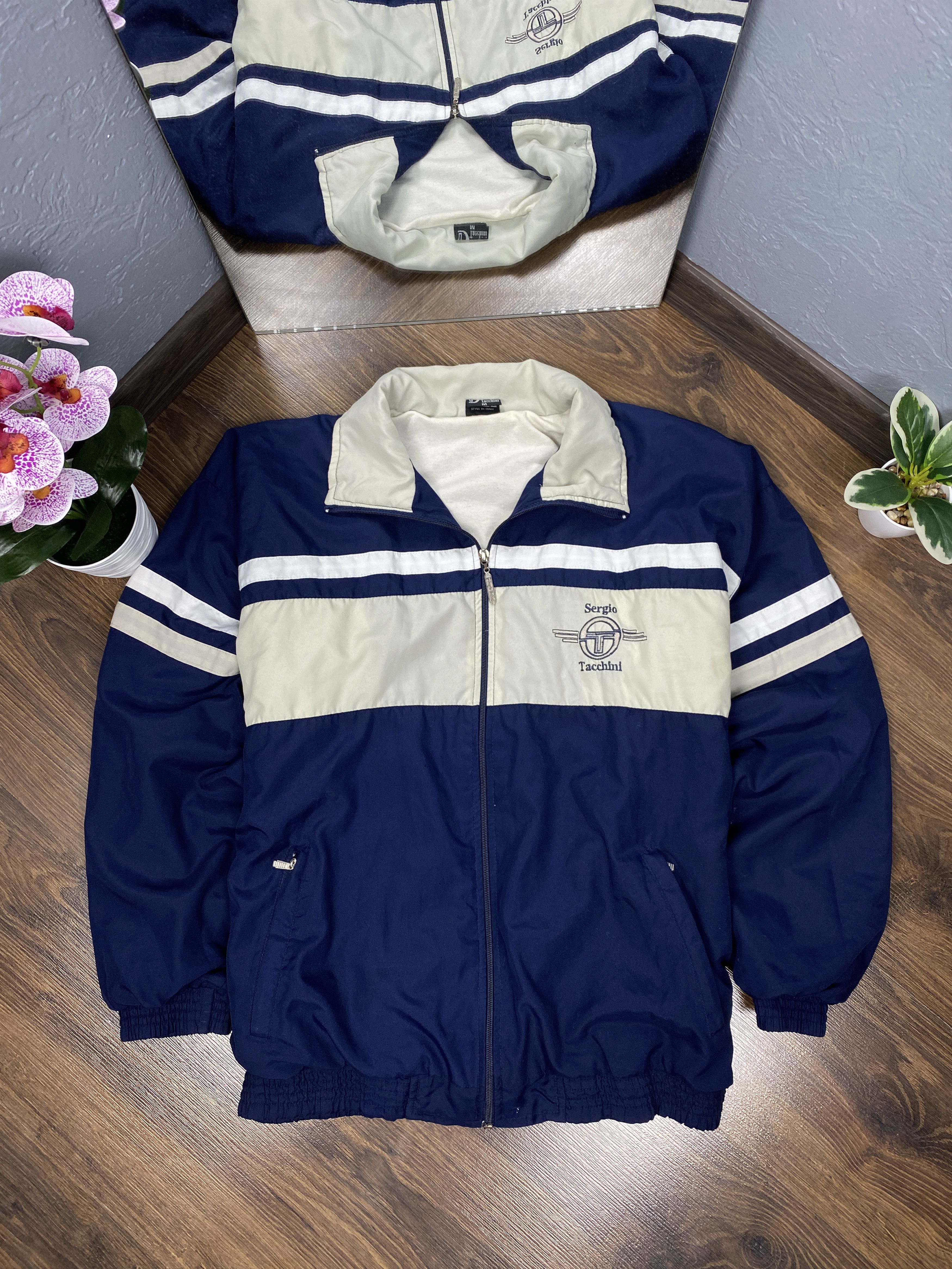 Sergio Tacchini Sergio Tacchini vintage distressed nylon track top jacket Size US M / EU 48-50 / 2 - 1 Thumbnail