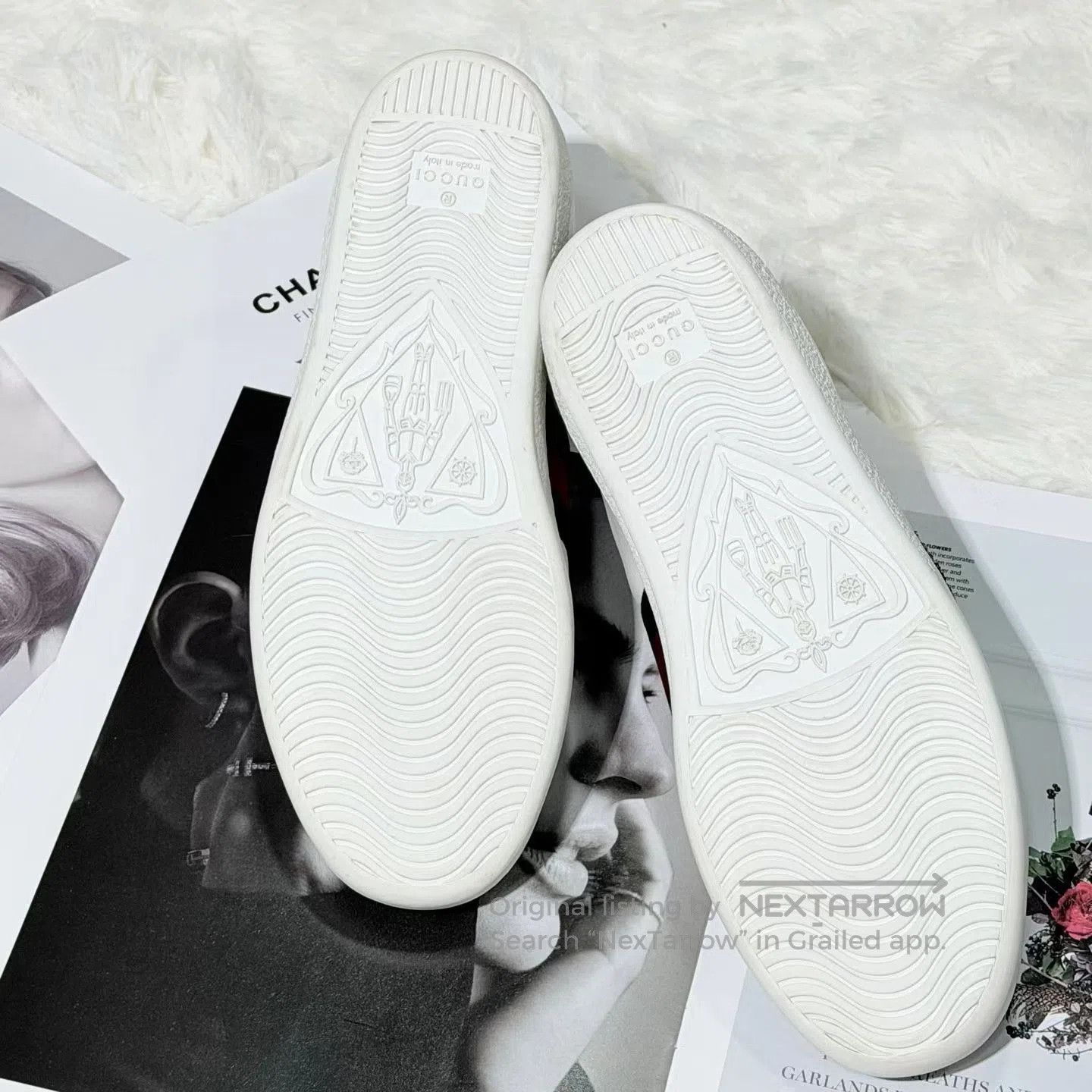Gucci Gucci Tiger Head White Sneakers. Size US 5 / IT 35 - 5 Thumbnail