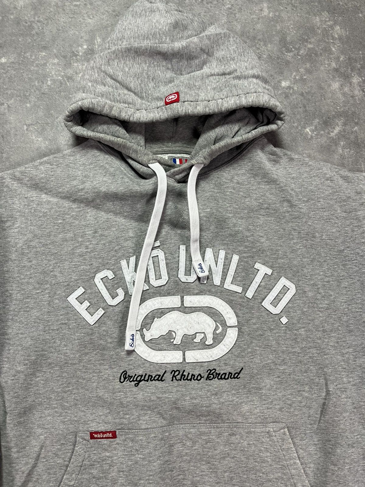 Ecko Unltd. Ecko Unltd. Big Logo Mega Baggy Boxy Colourblock Hoodie XXL Size US XXL / EU 58 / 5 - 10 Thumbnail