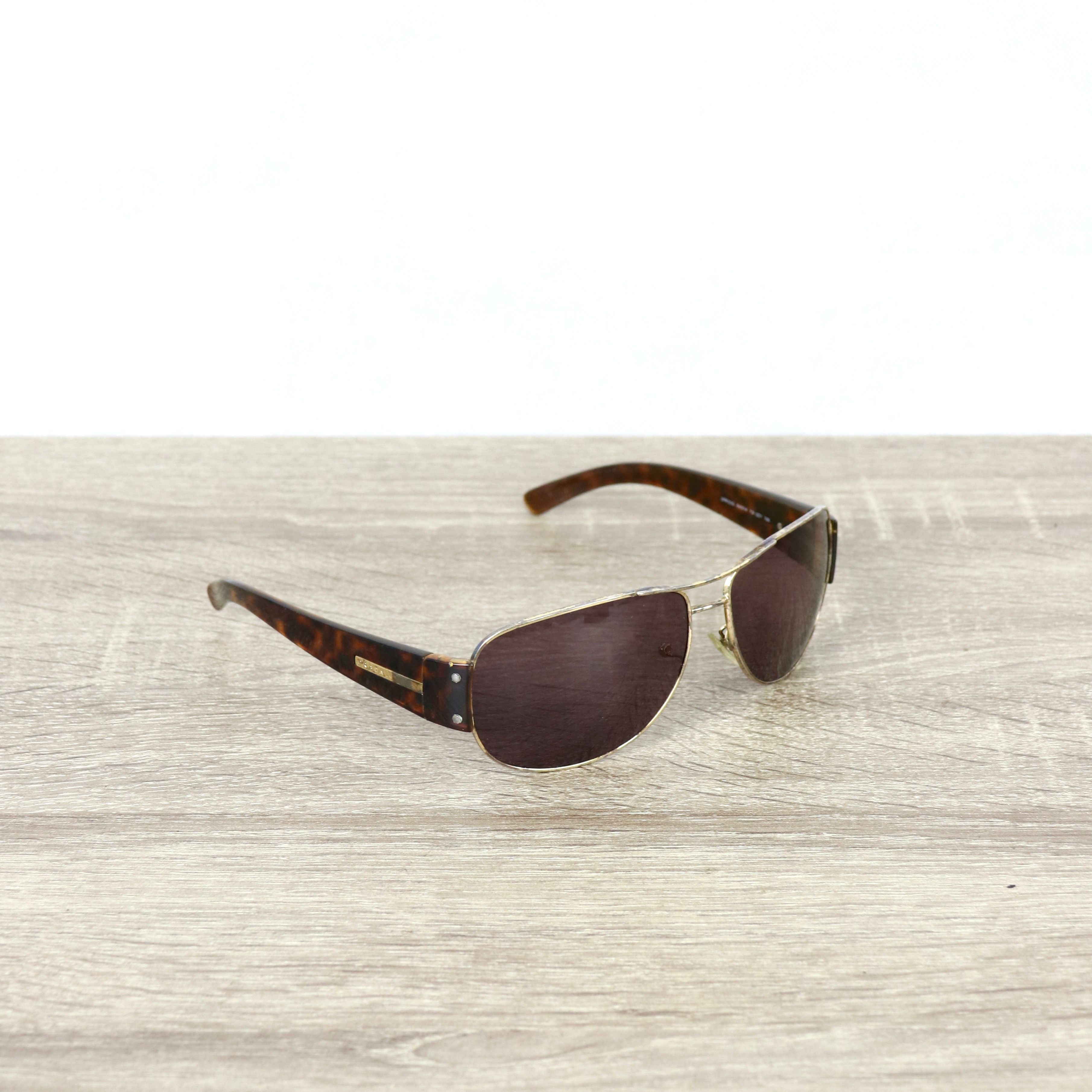 Prada aviator brown sunglasses