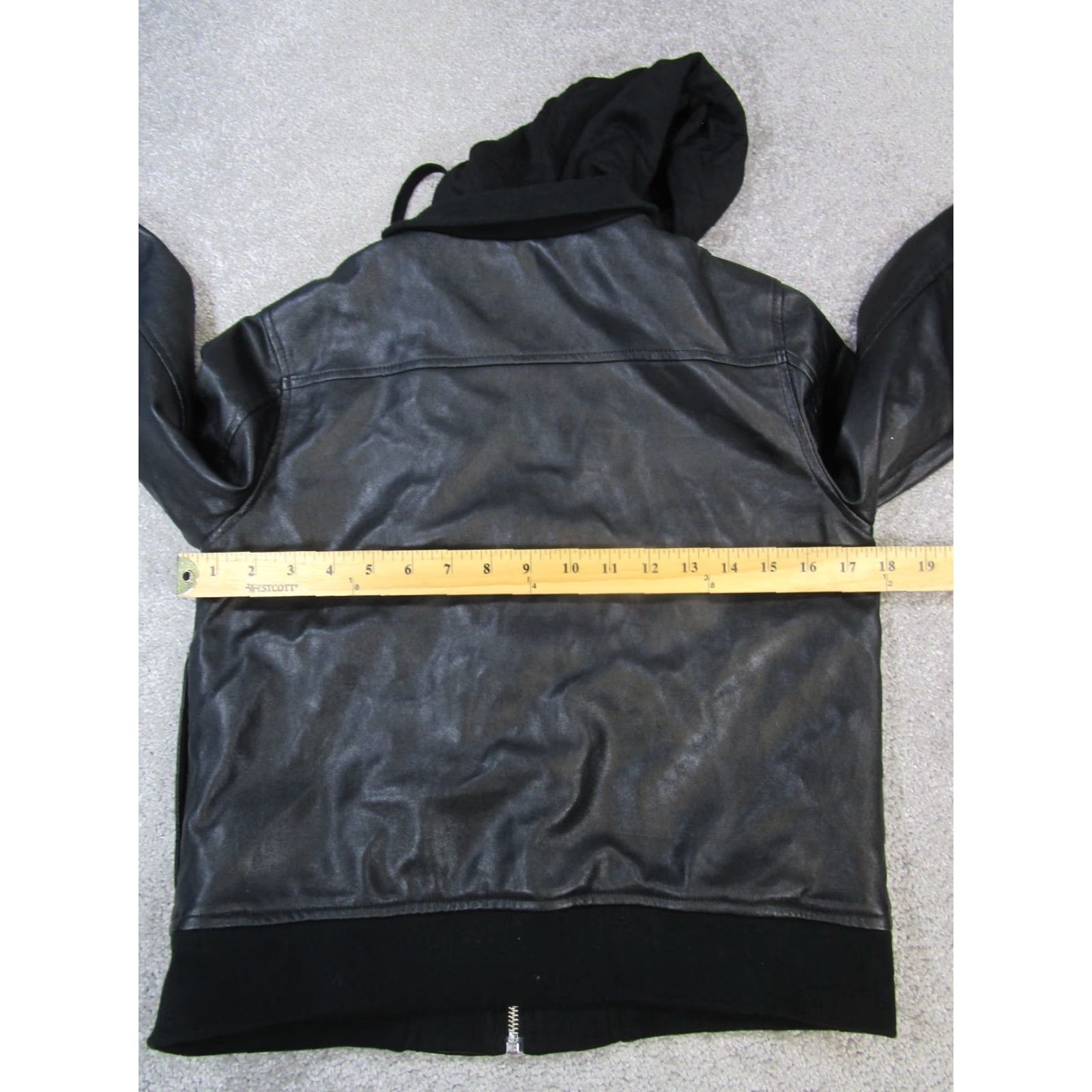 Bailey 44 Bailey Jacket Women M Black Faux Leather Zip Long Sleeve Basic Jacket Womens Size M / US 6-8 / IT 42-44 - 6 Thumbnail