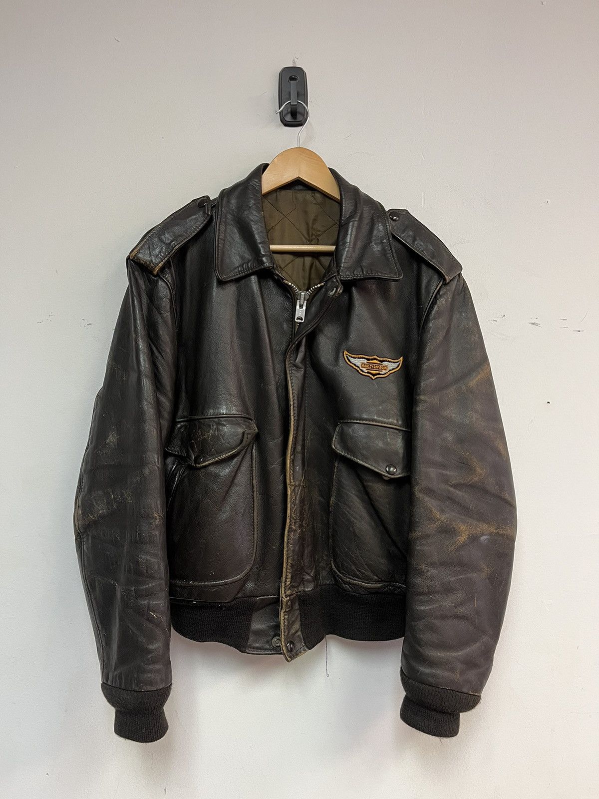 Schott 70’s Schott Leather Bomber Jacket Size US L / EU 52-54 / 3 - 1 Thumbnail