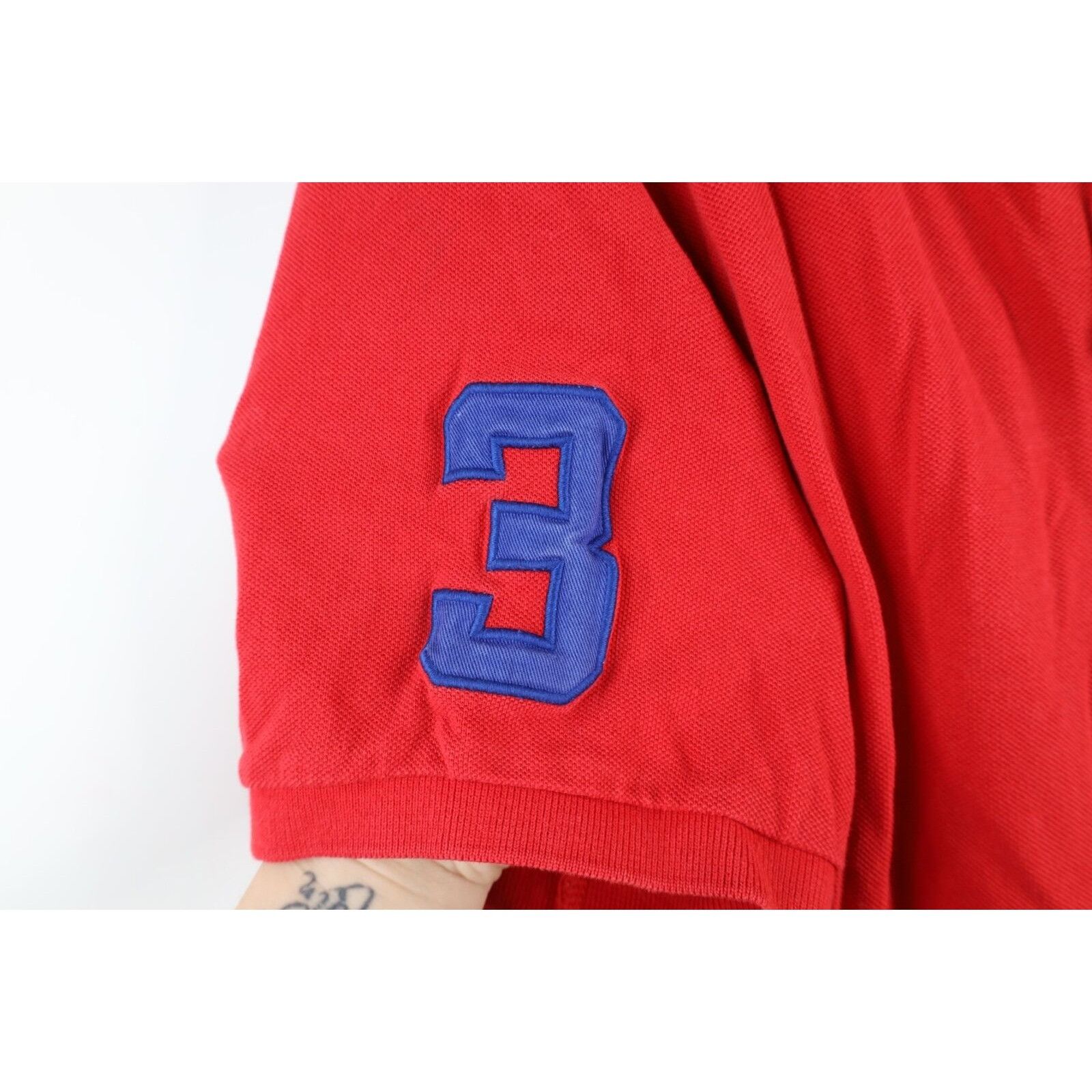 Ralph Lauren Vintage Ralph Lauren Faded Big Pony Logo Collared Golf Polo Size US XXL / EU 58 / 5 - 5 Thumbnail