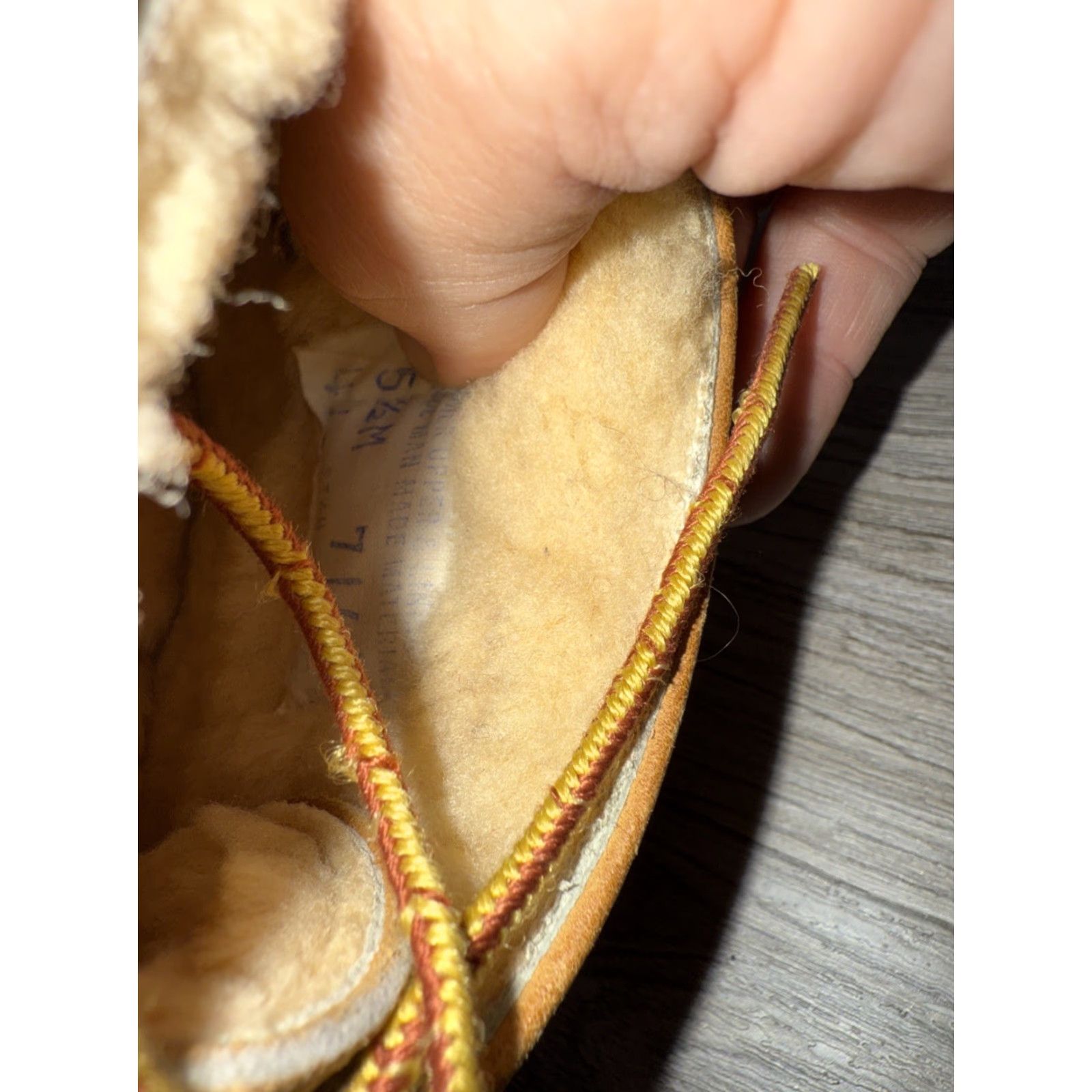 Vintage VINTAGE LL BEAN Bean Boots Chukka Shoe - 5.5 M - Brown - Insulated Sherpa Lined - Waterproof, Leather - Unisex Adults - Workwear - USA Theme Size US 5.5 / EU 38 - 5 Thumbnail