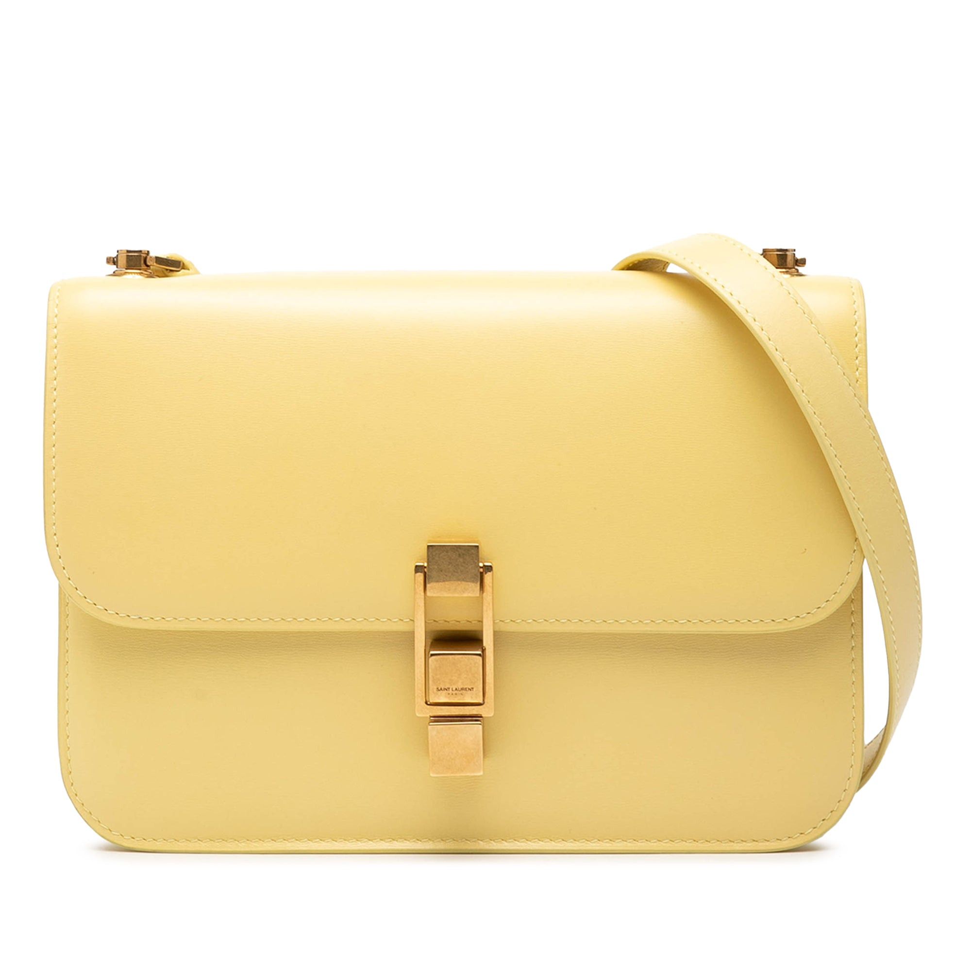Leather Carre Crossbody