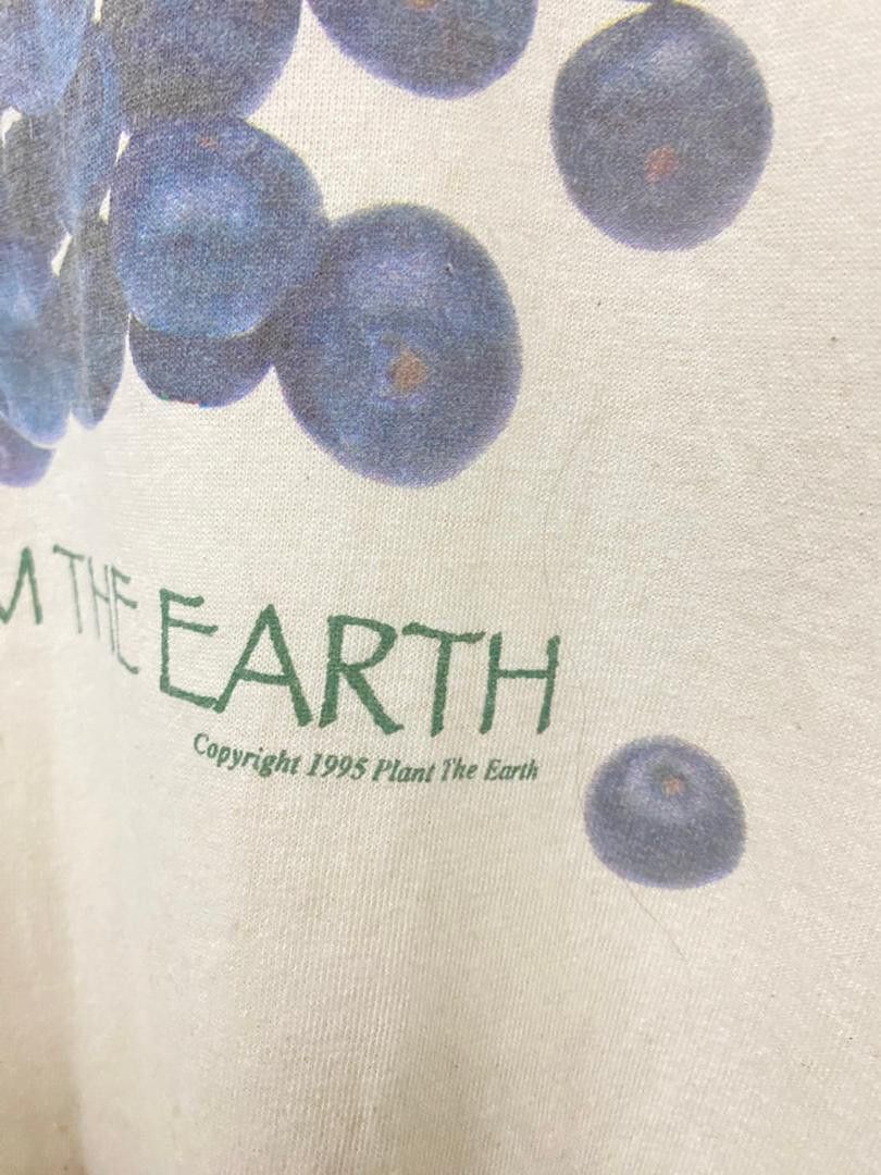 Vintage VTG 1995 Plant The Earth grape graphic art t shirt Size US M / EU 48-50 / 2 - 5 Thumbnail